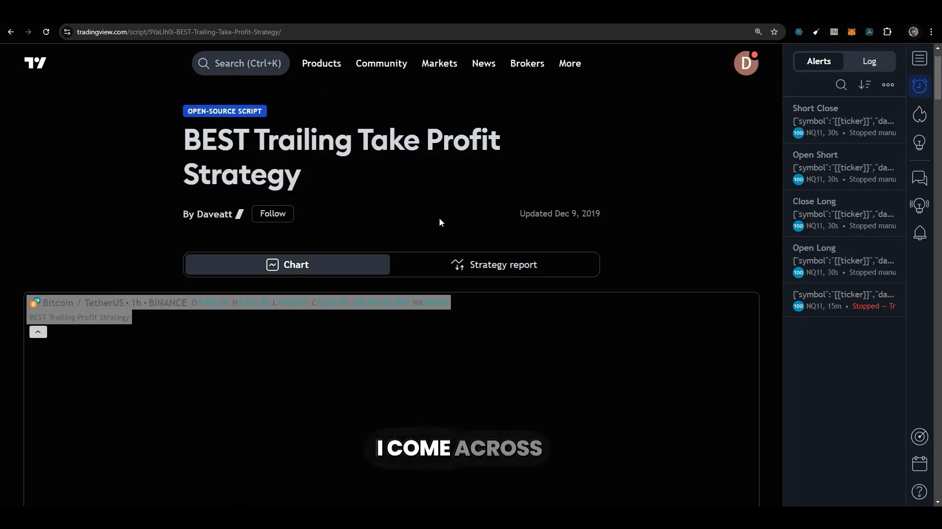 Introduction to Trailing Take Profit Strategy