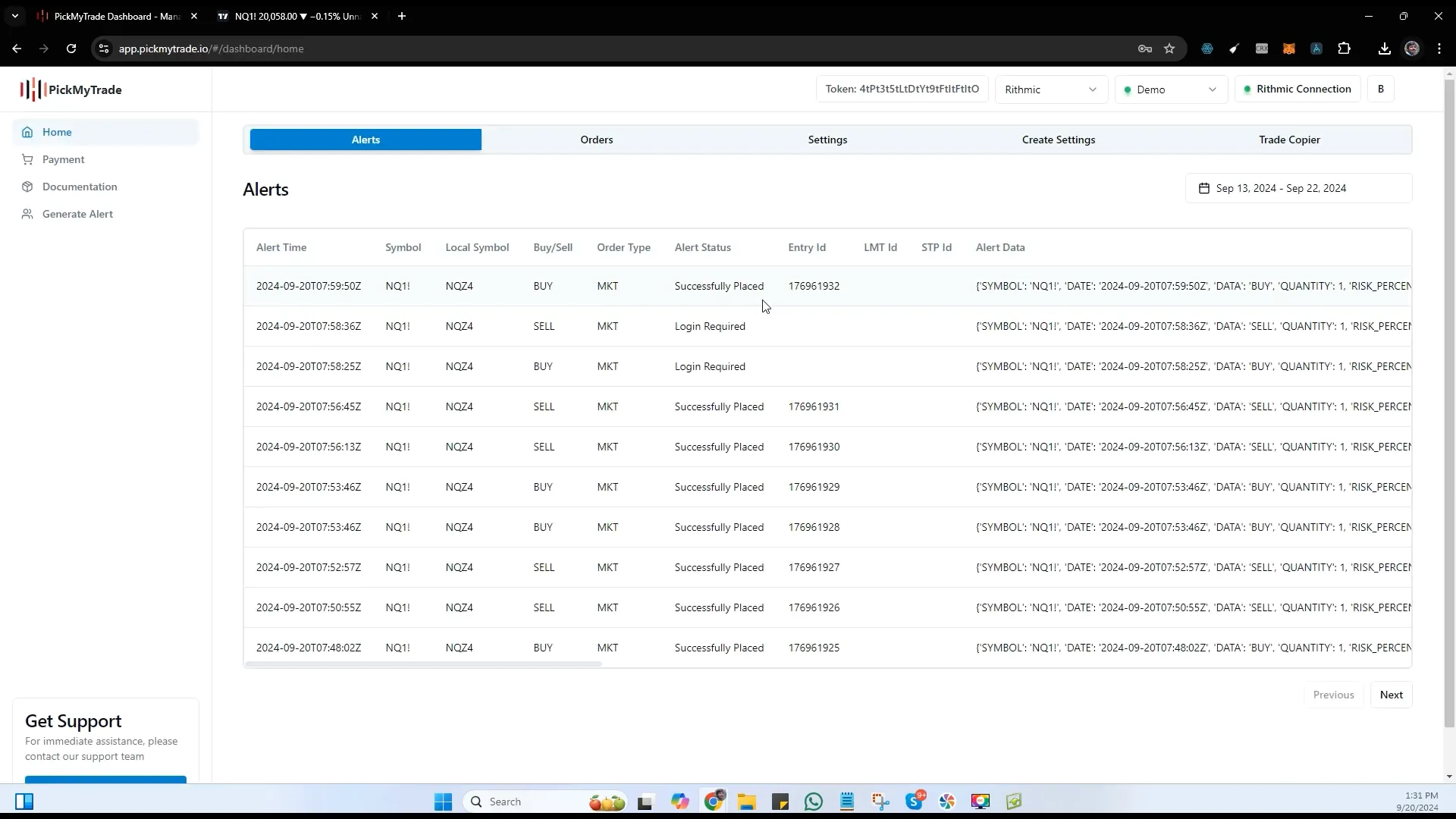 Setting Up Alerts in TradingView