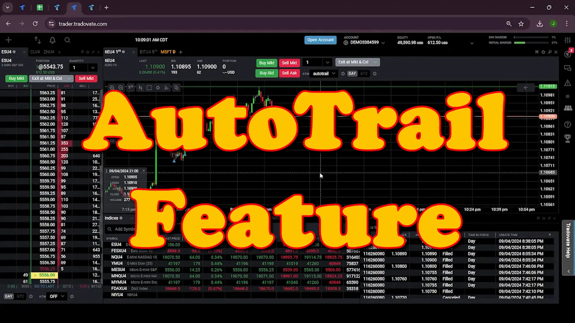 Introduction to Auto Trail feature