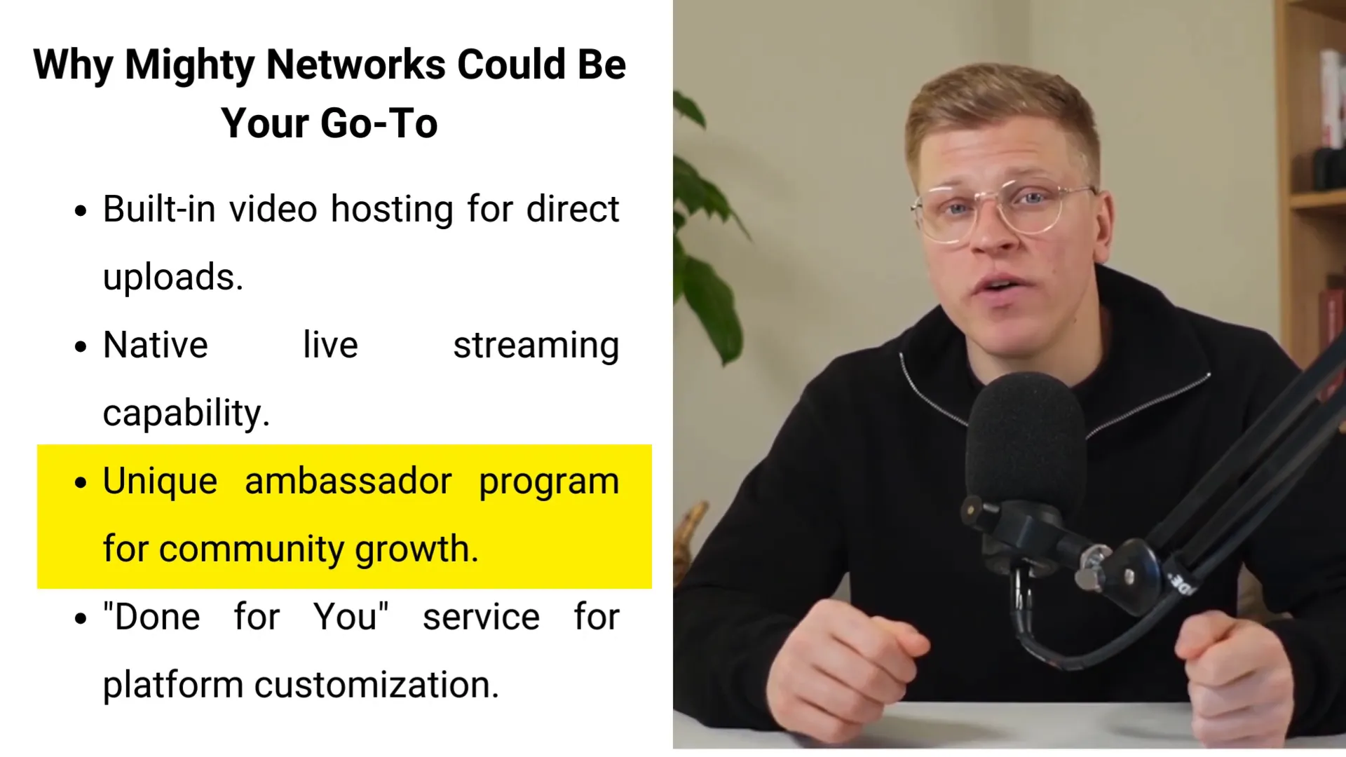 Mighty Networks ambassador program dashboard