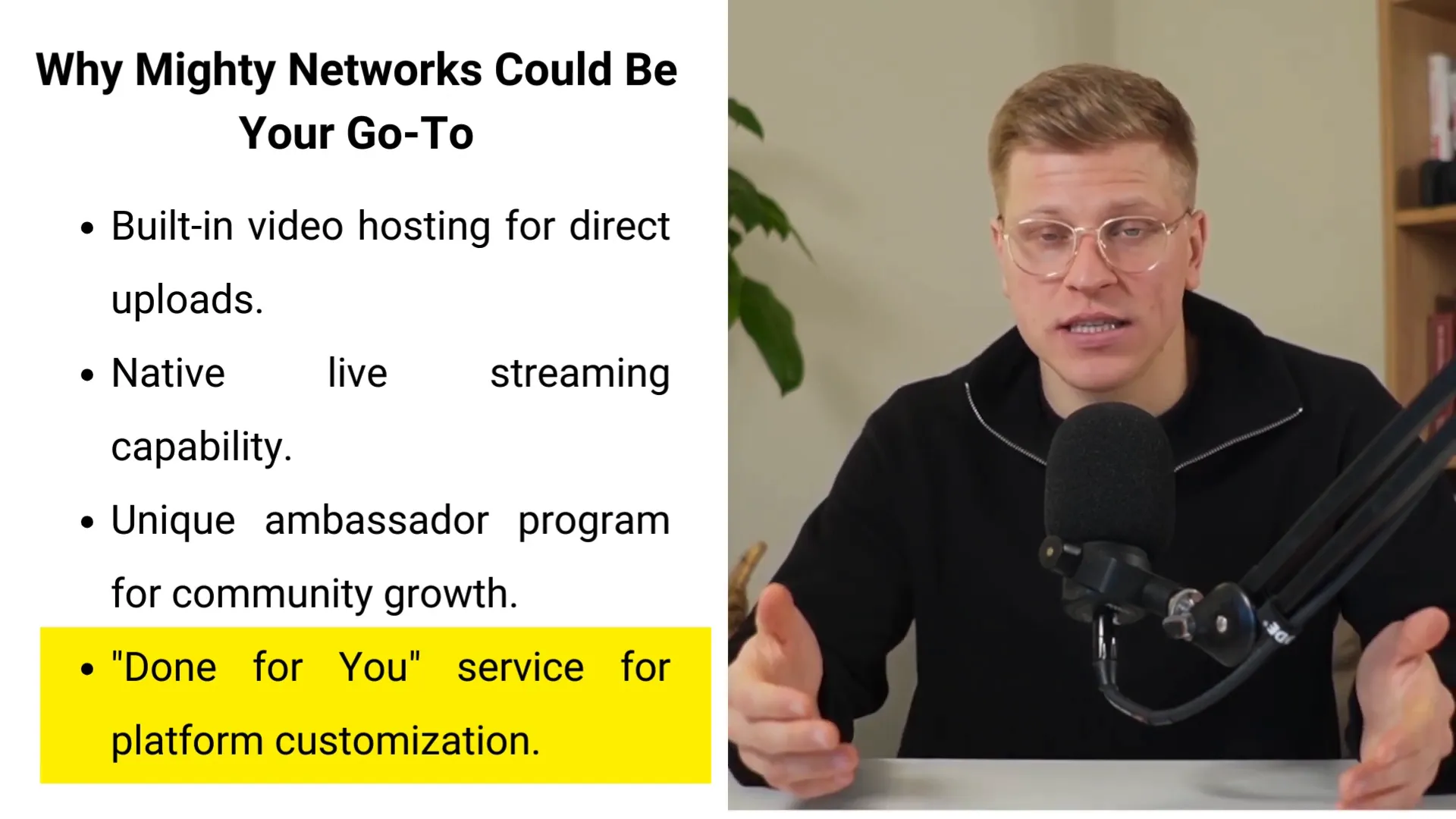 Mighty Networks customization service overview