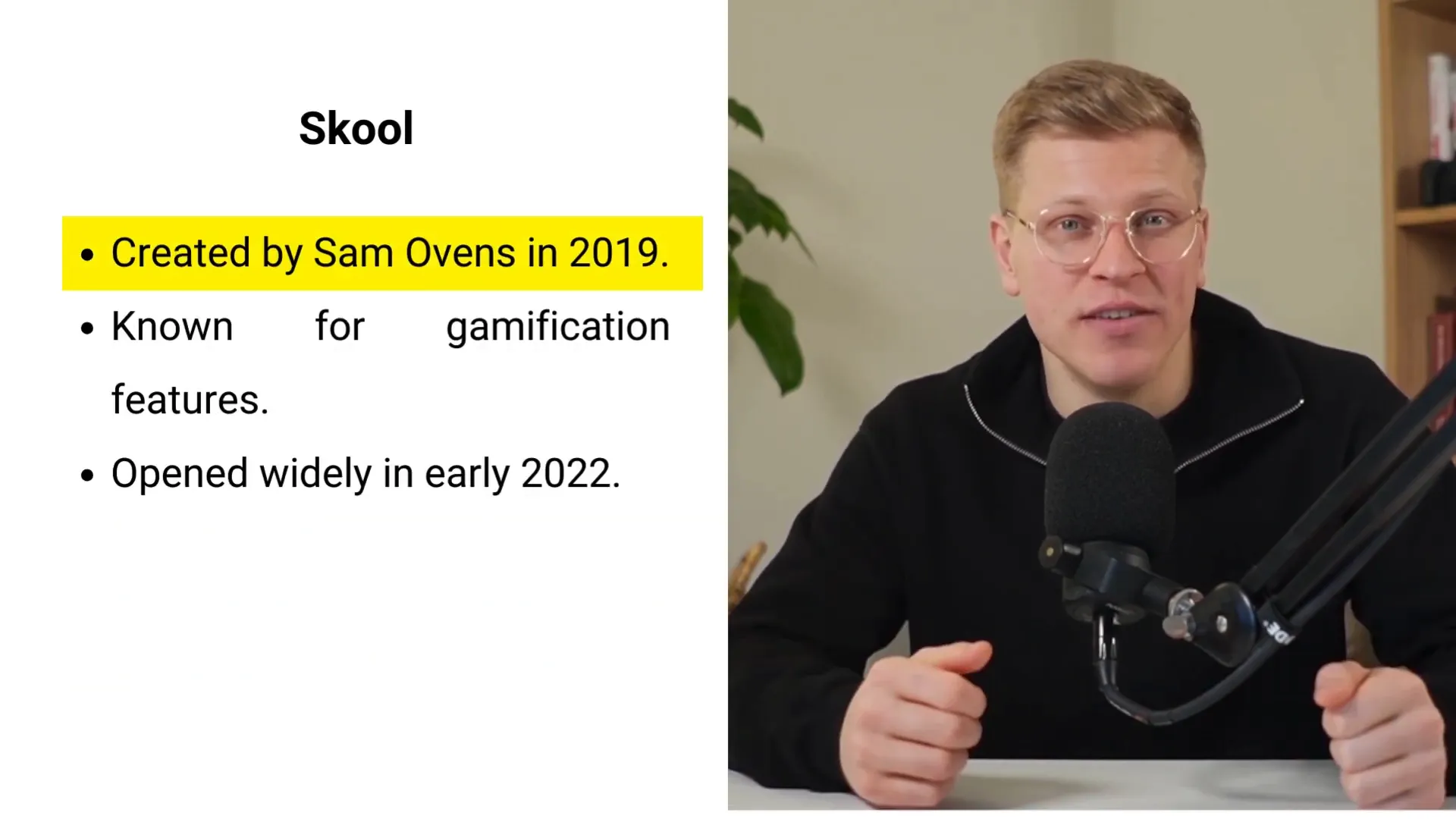 Skool platform introduction with Sam Ovens