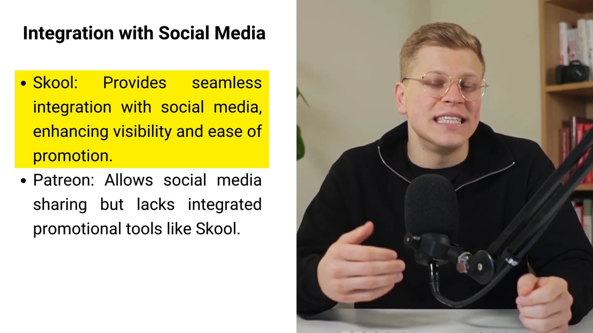 Skool’s integration with social media platforms for easy promotion