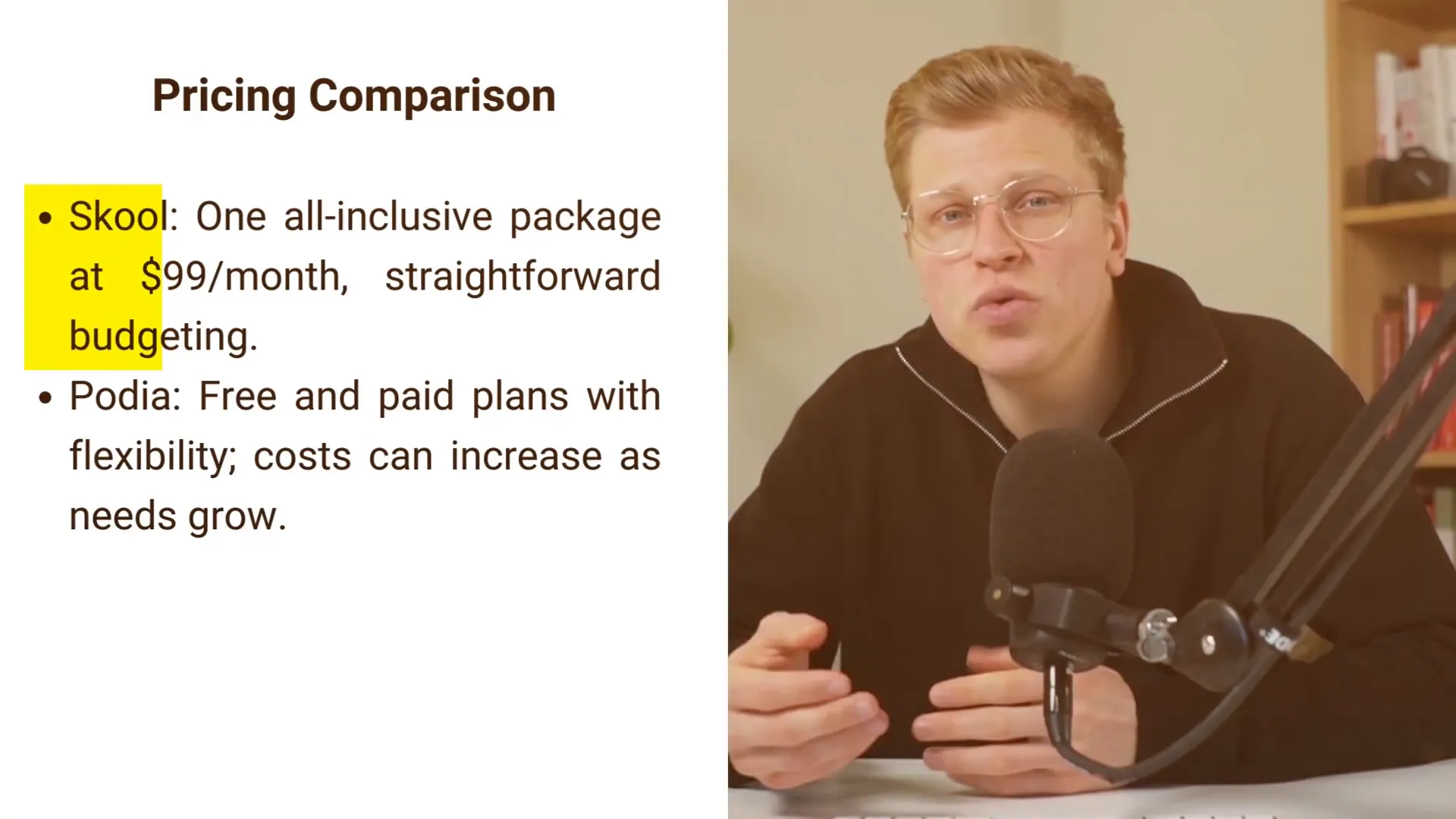 Skool pricing plan details