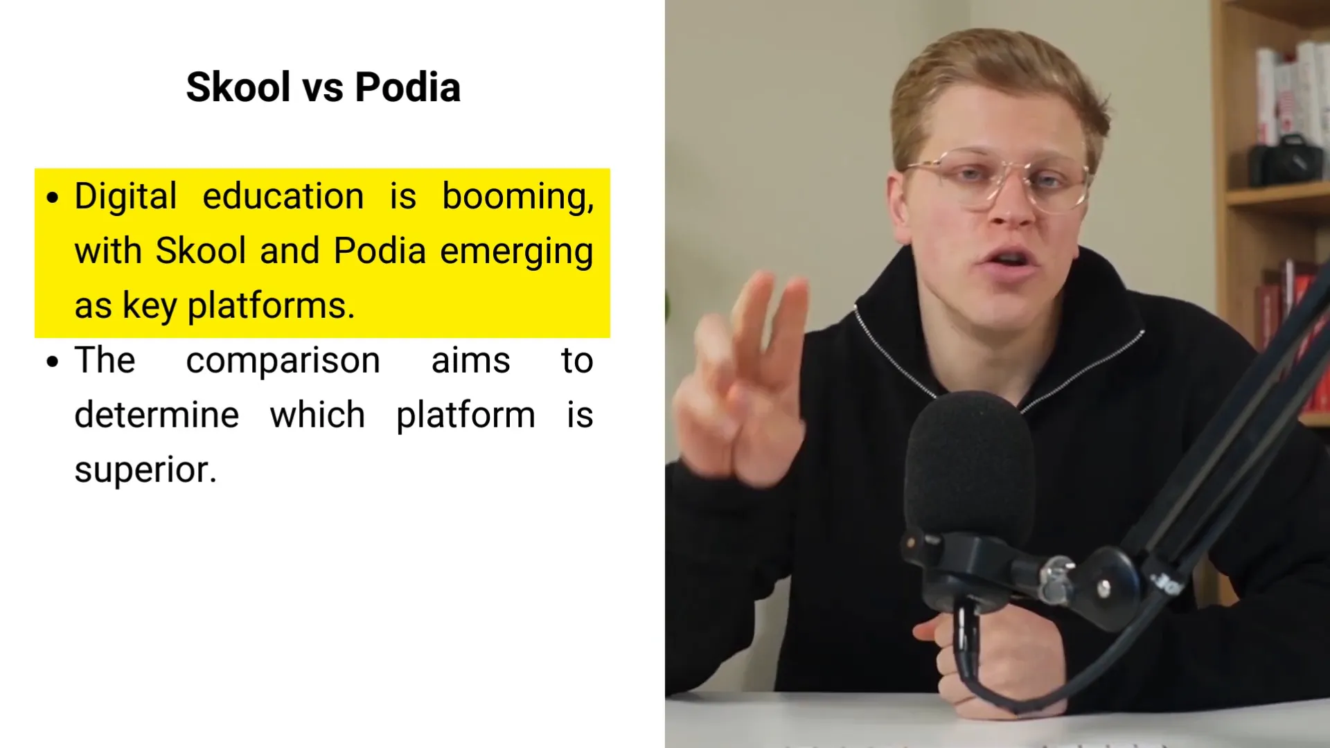 Skool and Podia platforms overview