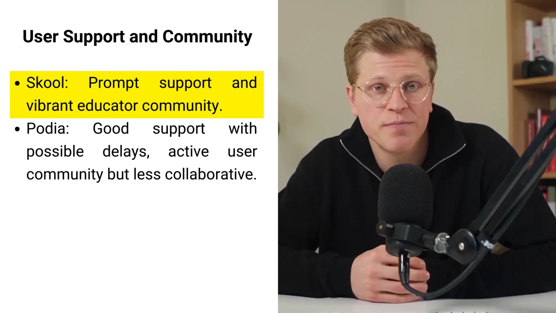 Podia live chat support