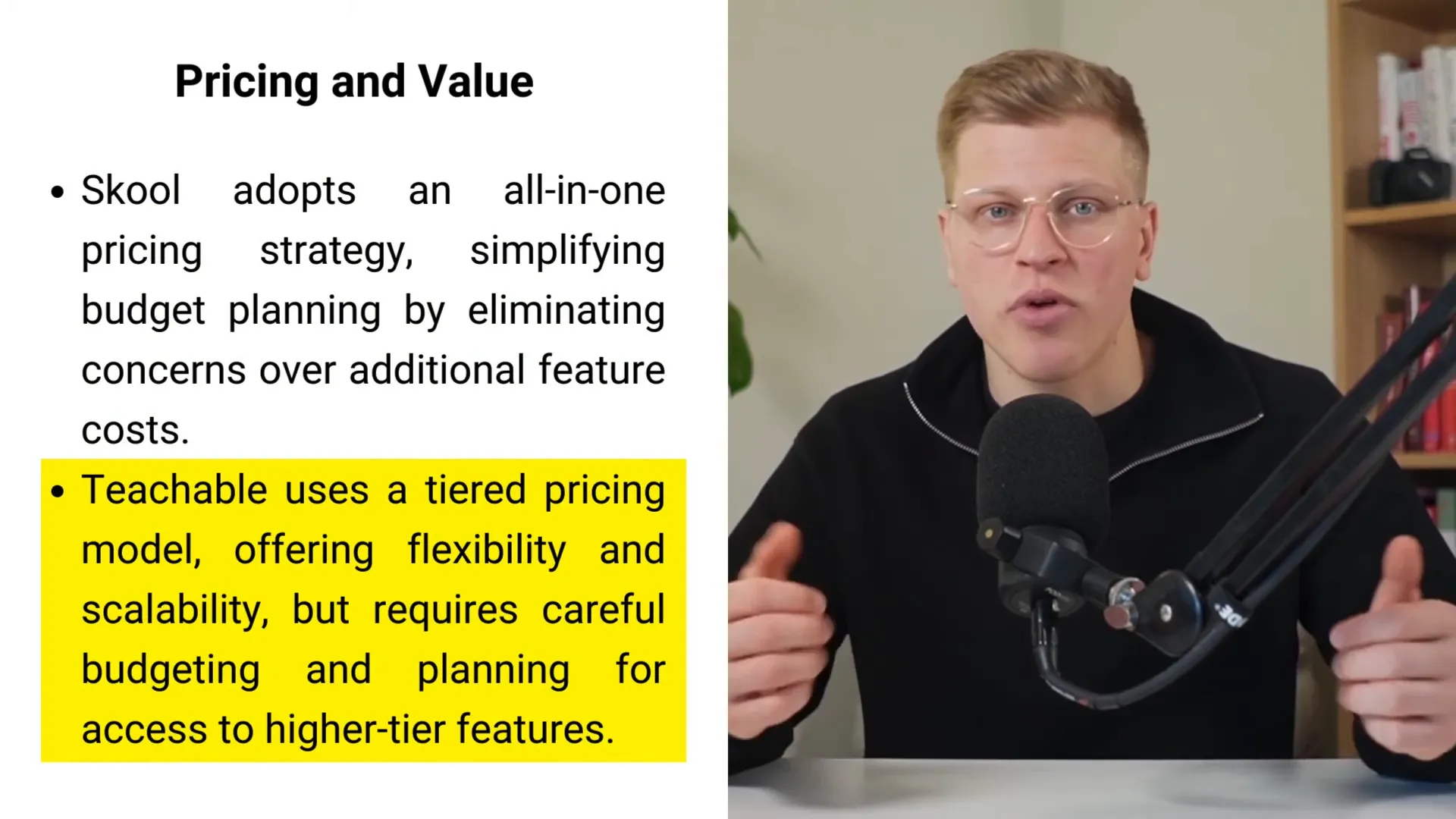 Teachable tiered pricing plans