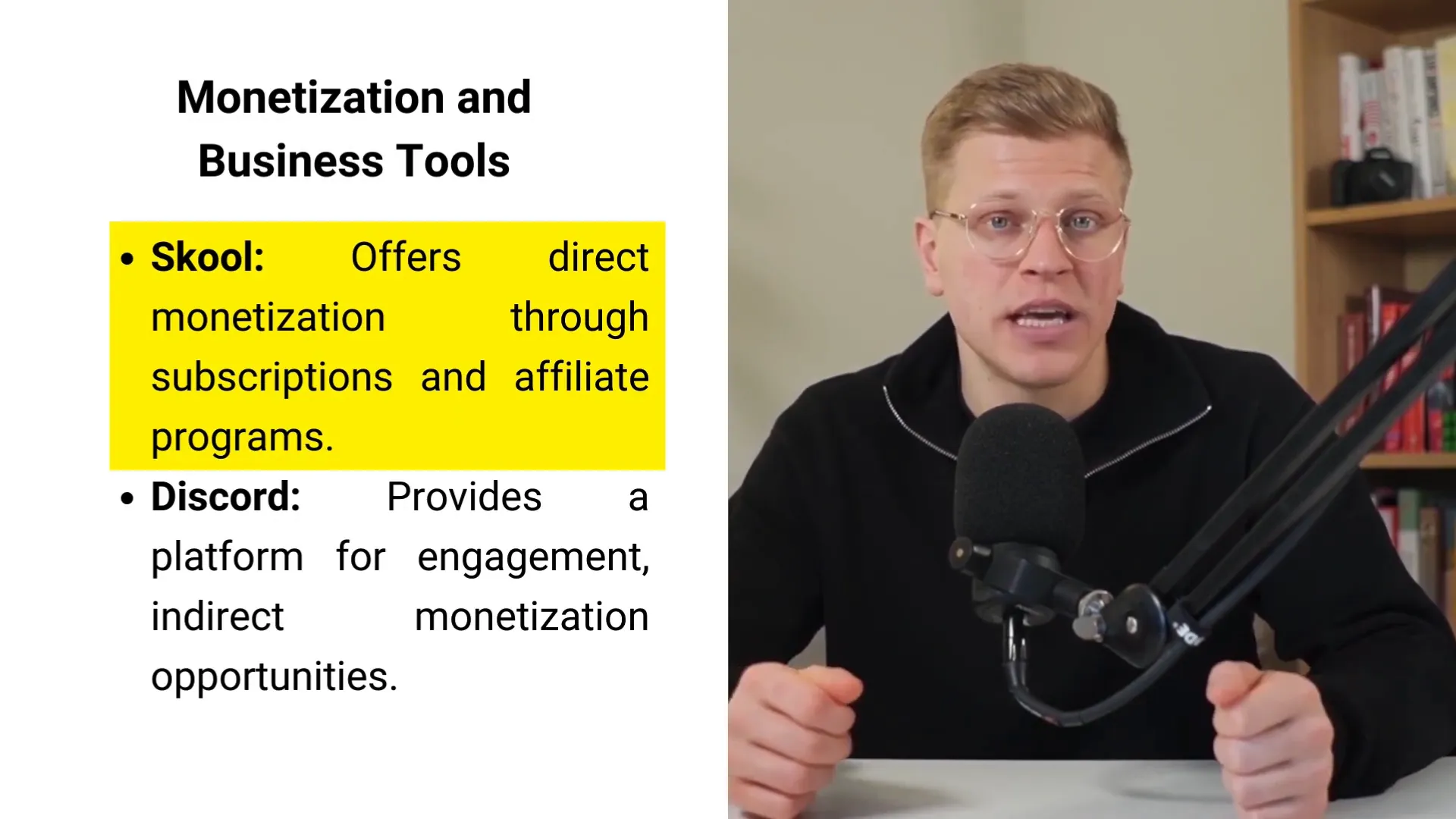 Skool monetization tools and analytics