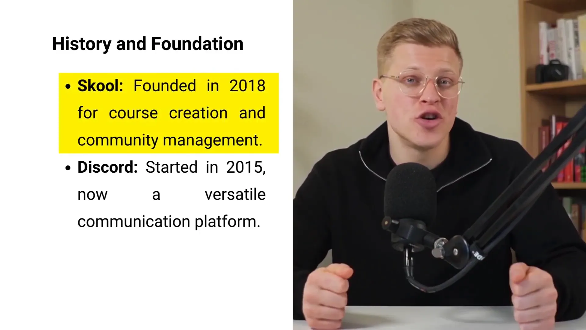 History and foundation of Skool and Discord