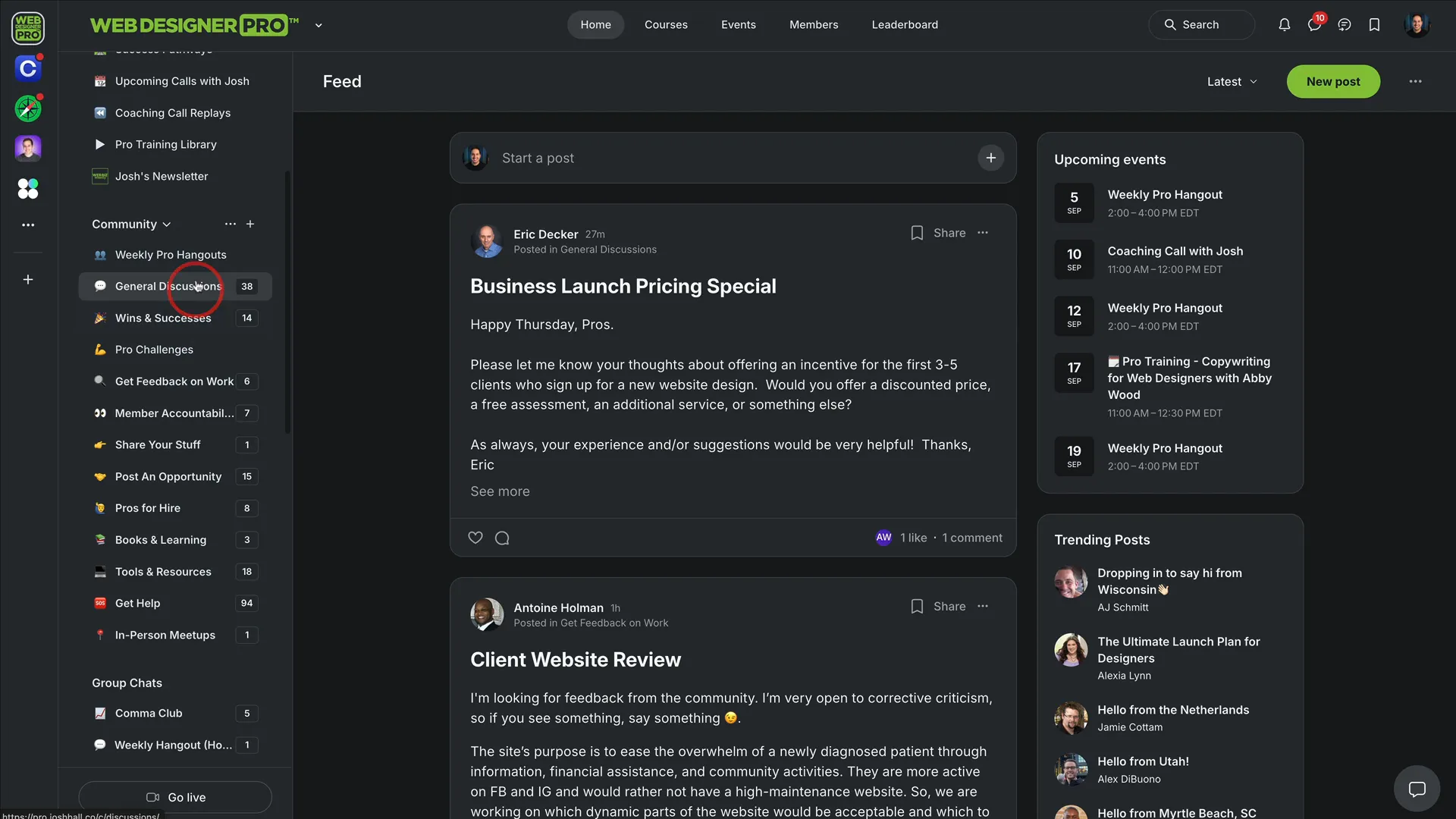 Multiple forums in Circle community