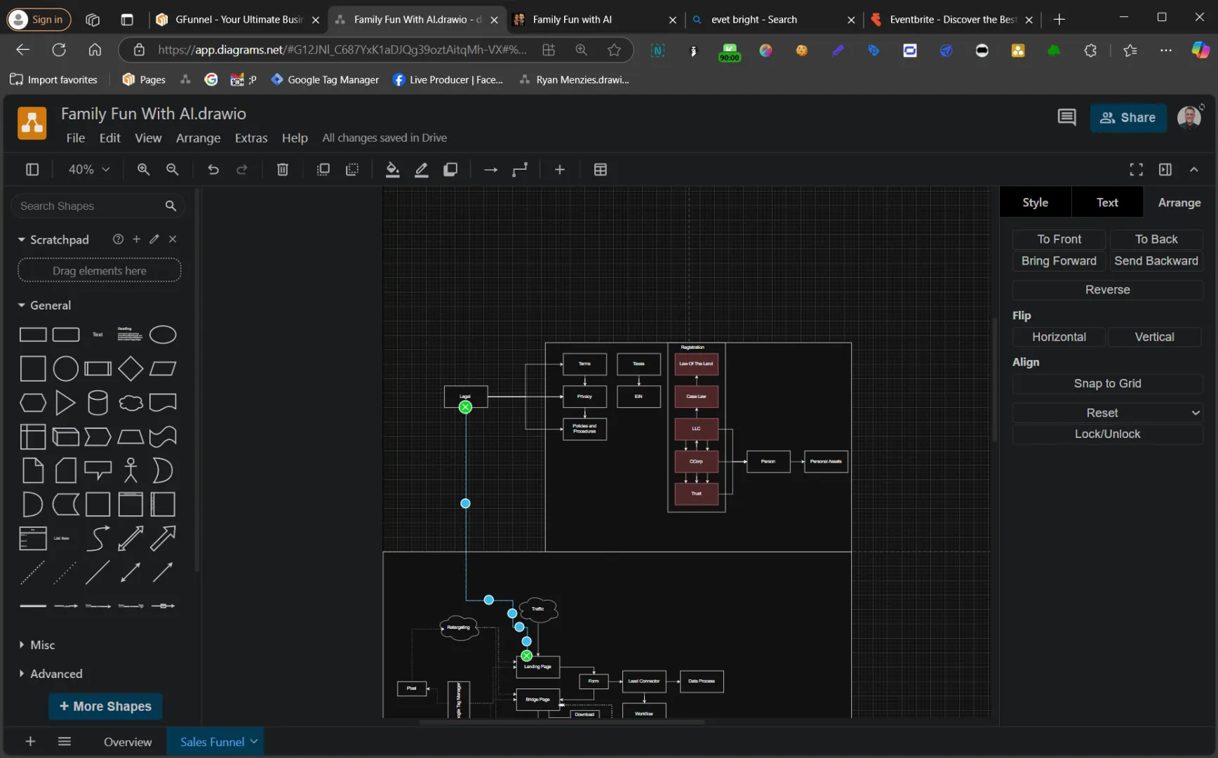Project management dashboard showing task assignments and progress