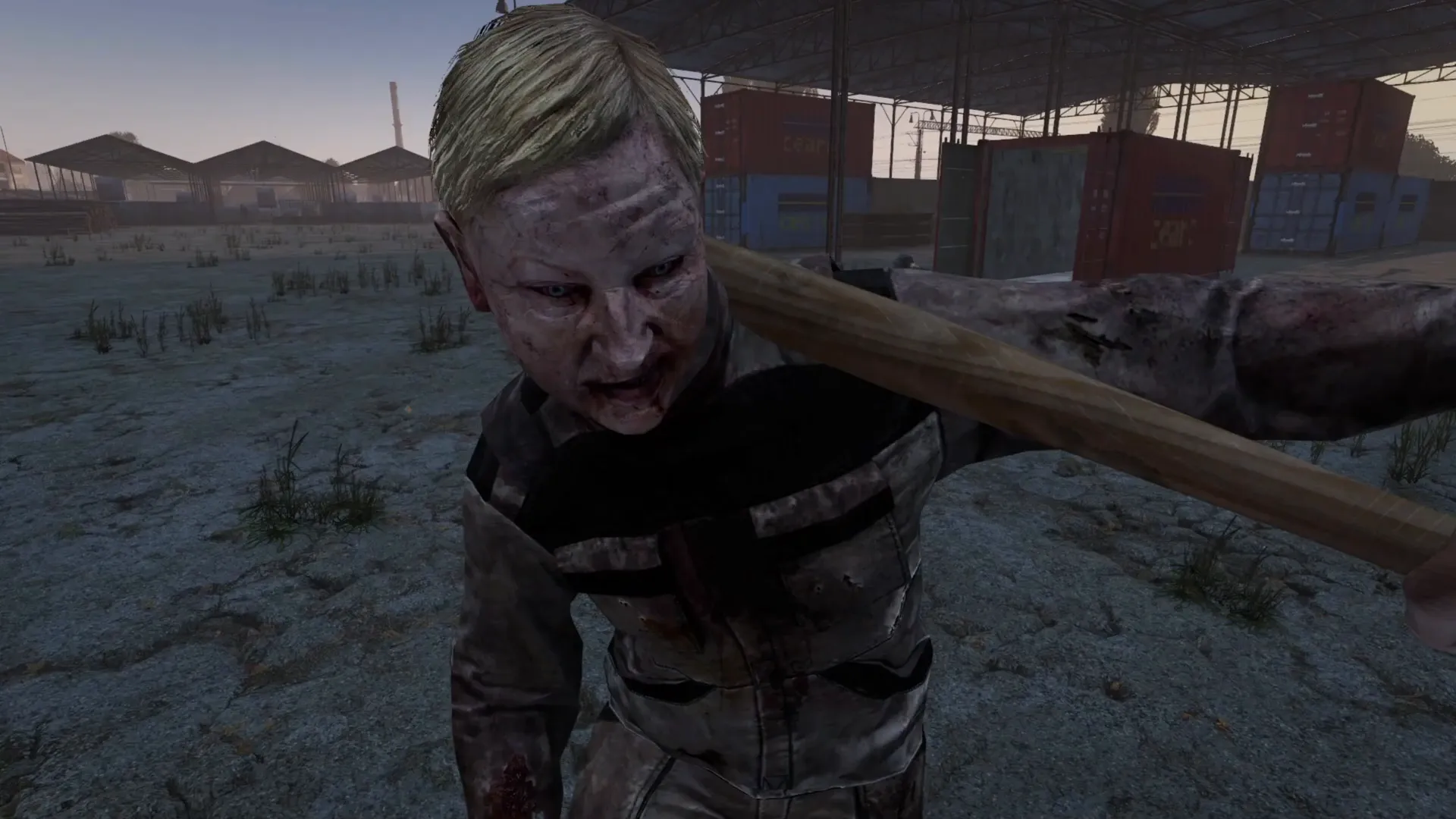 Player stealthily avoiding zombies