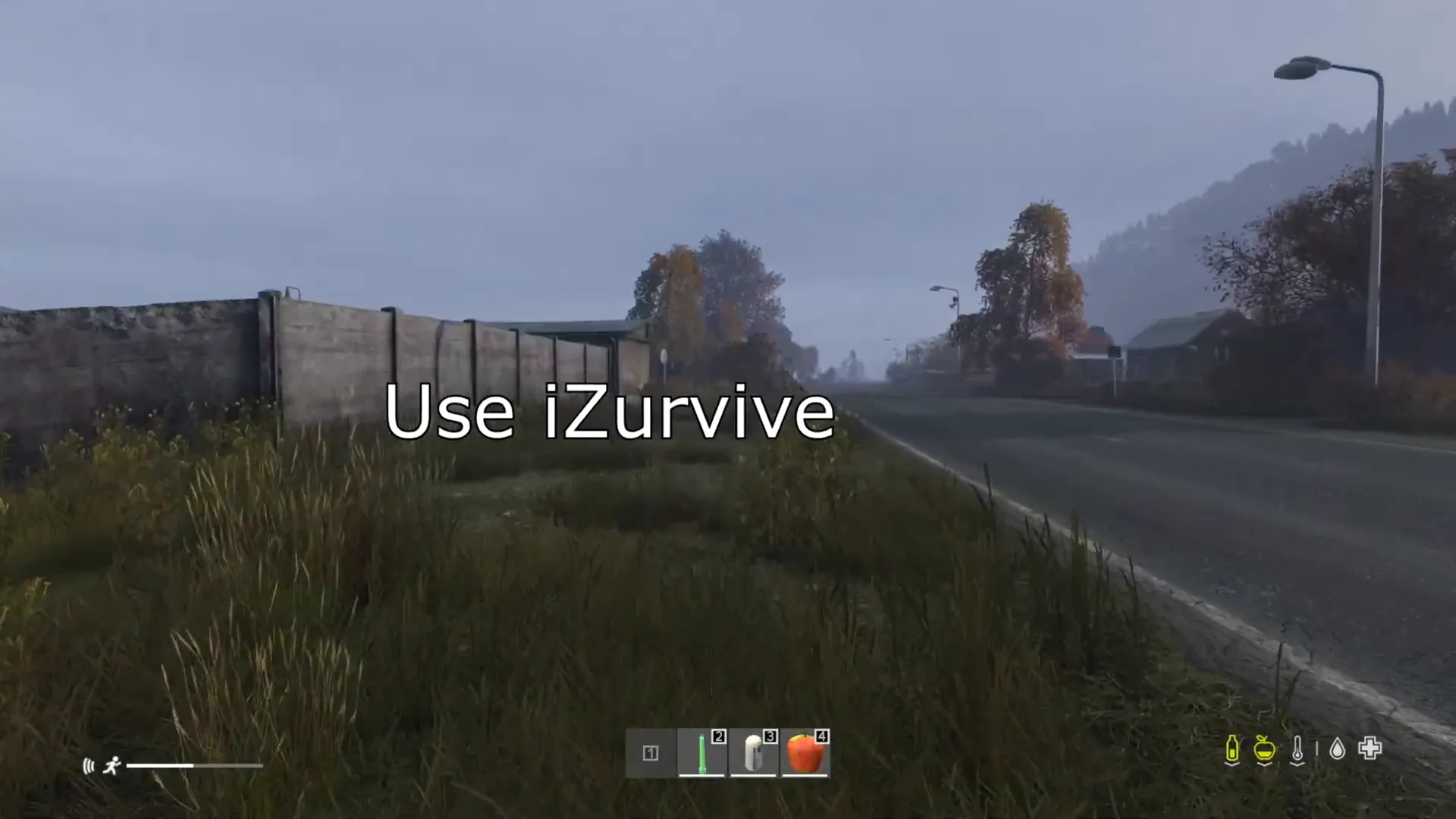Map showing spawn location