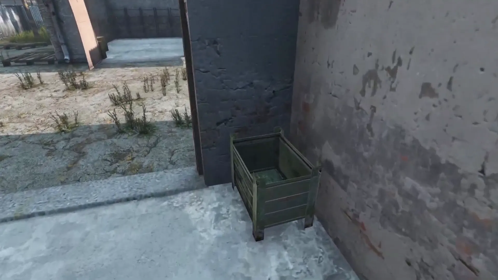 Player building a base