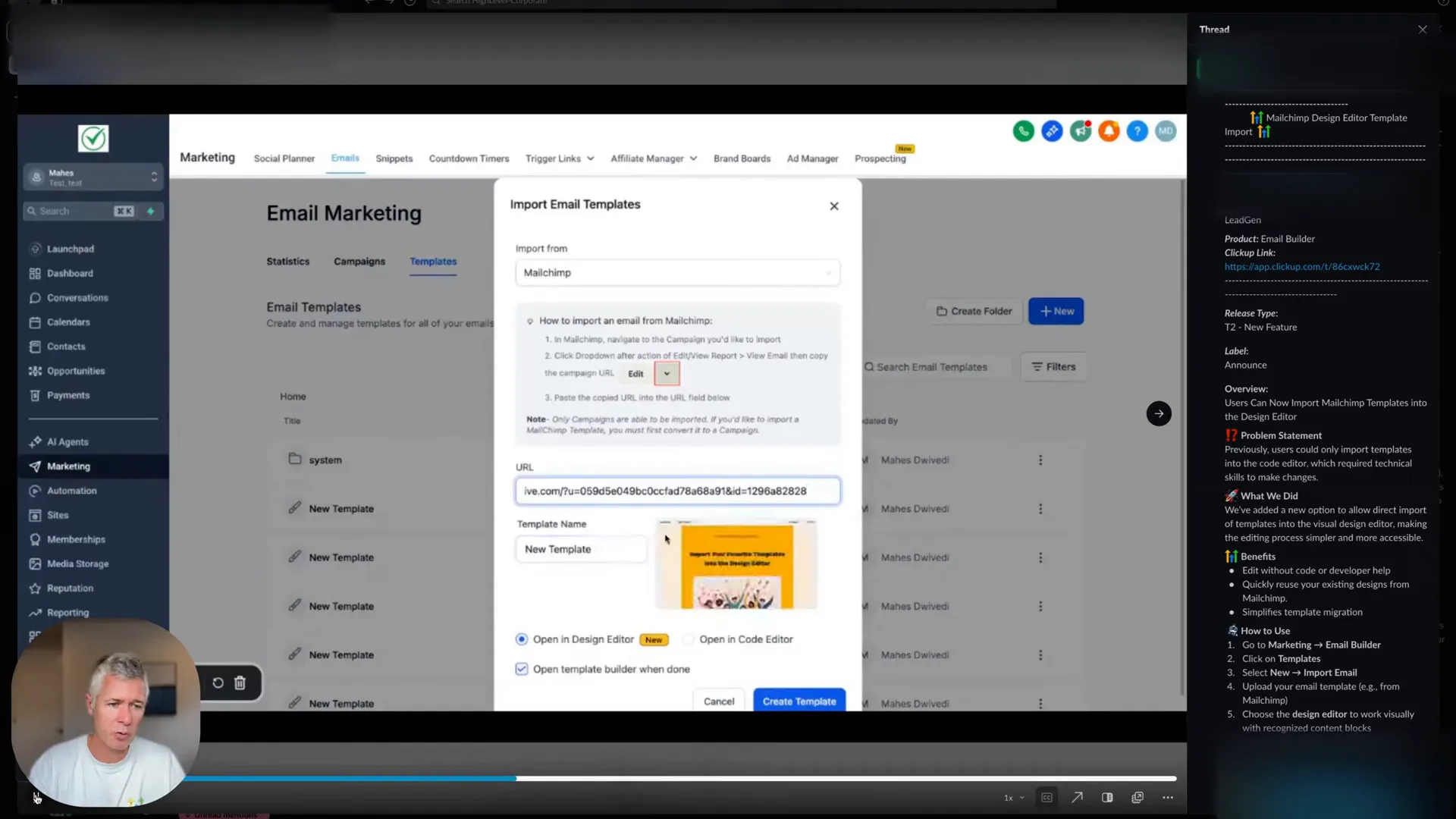 HighLevel style announcement inspiring integration workflows