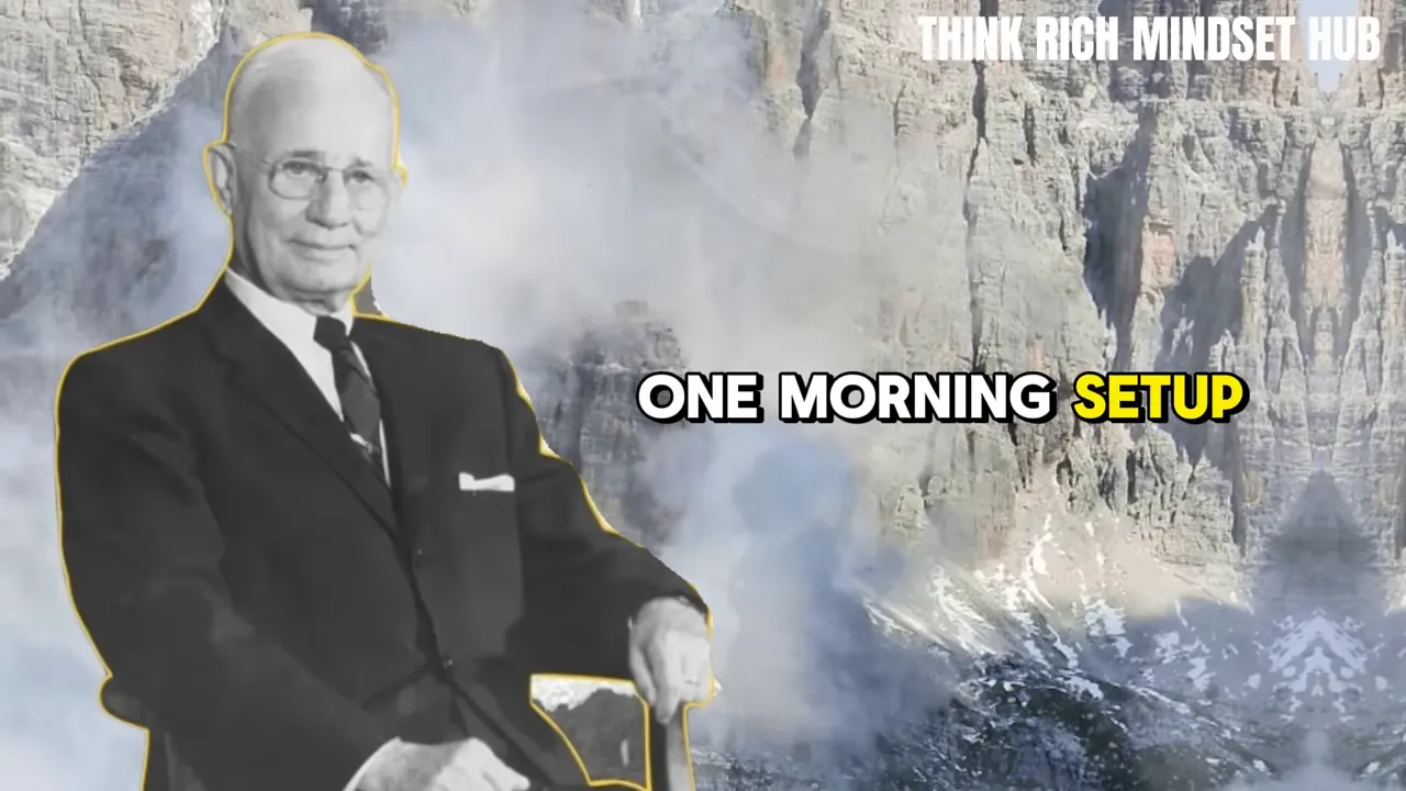 Morning setup: read, visualize, affirm, plan