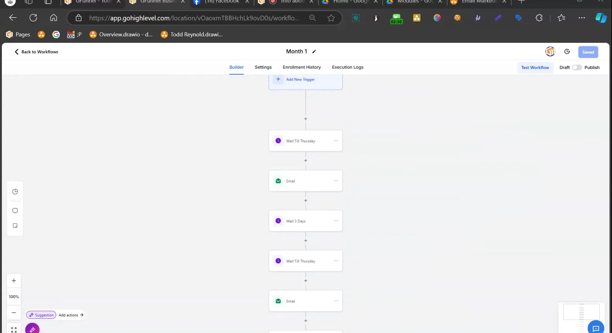 Organizing Email Sequence