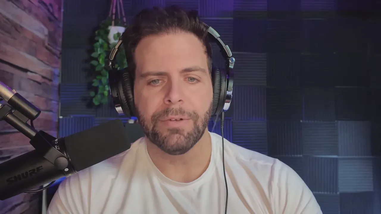 Host speaking into a microphone about automation and workflows