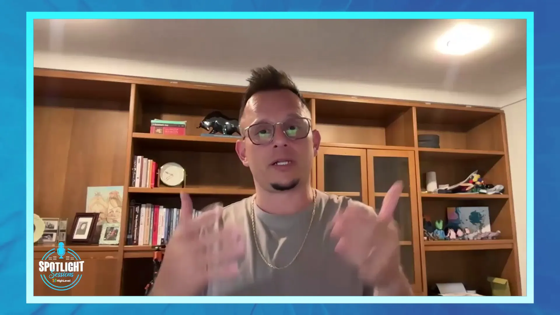 Oscar discussing the importance of personal branding