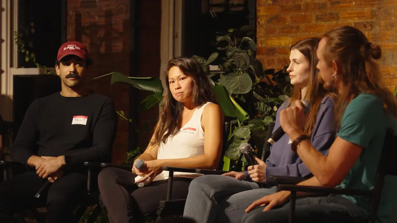 Sabrina explaining prompt injections and security