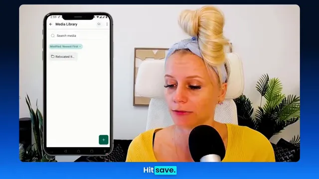 Mobile media library main screen showing folders and plus button
