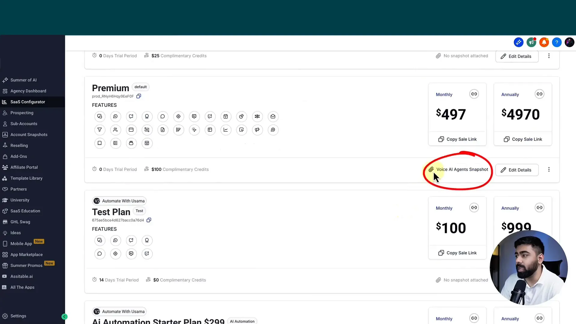 Video insight on AI agent bundling and SaaS plan automation
