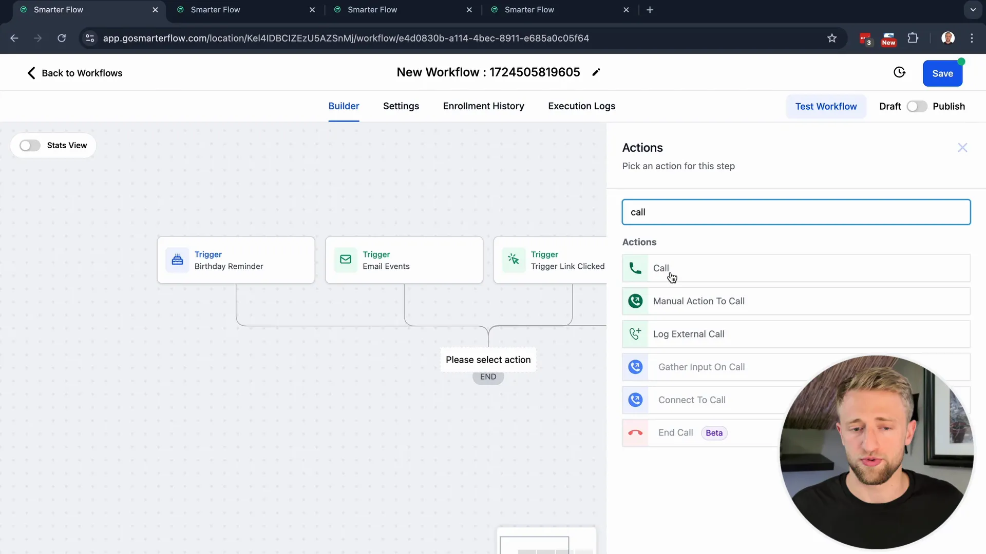 Creating actions in Lead Connector