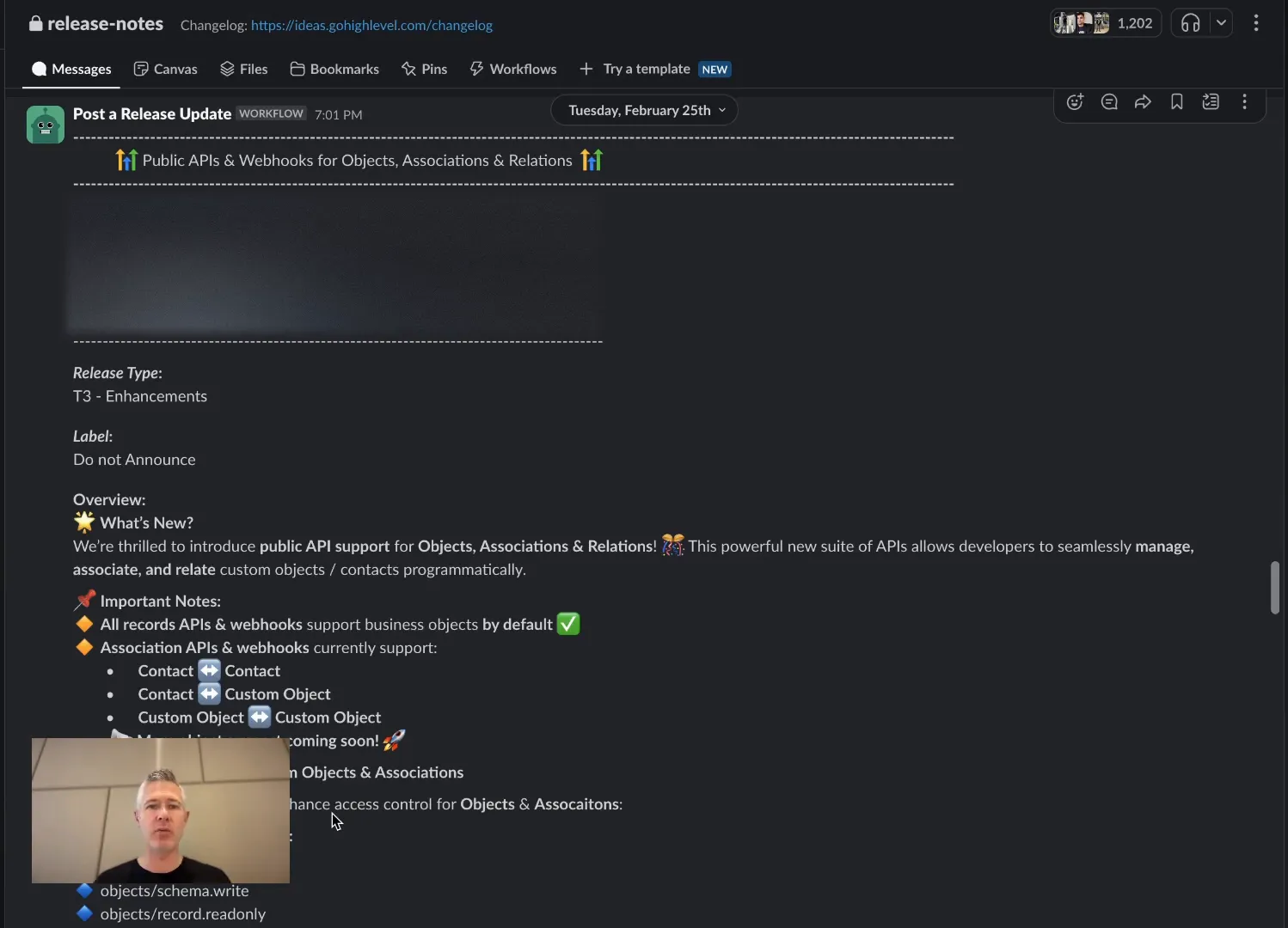 API Update Overview
