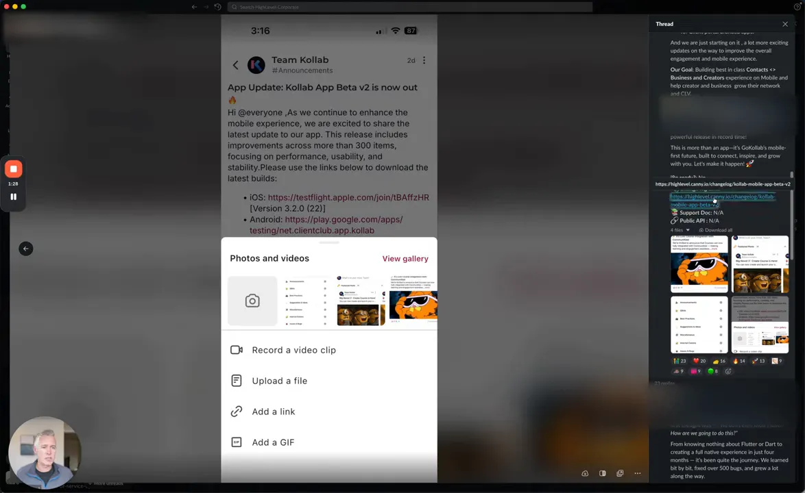 Feature list including automated QA integration and richer post editing