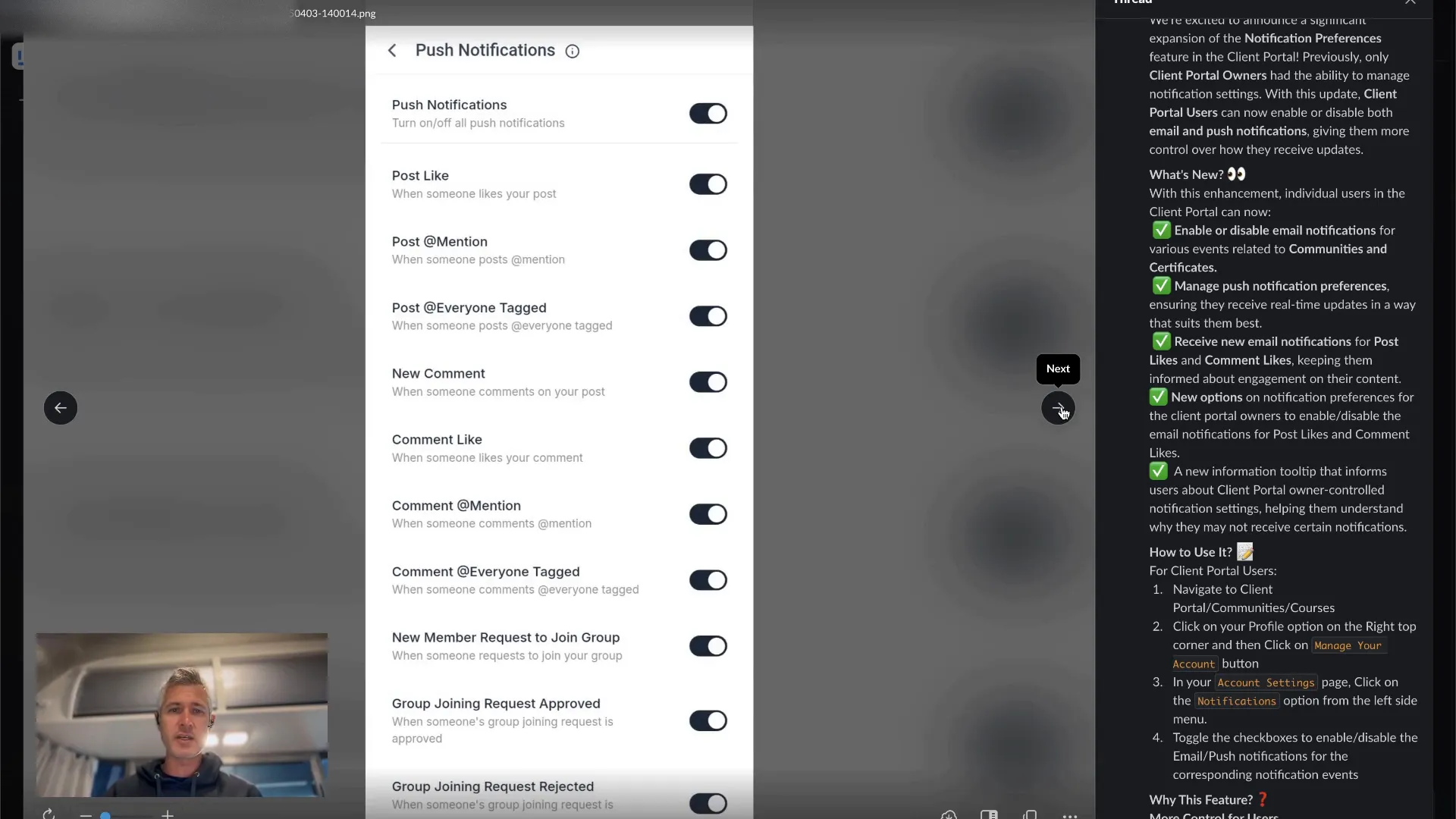In-depth Notification Abilities