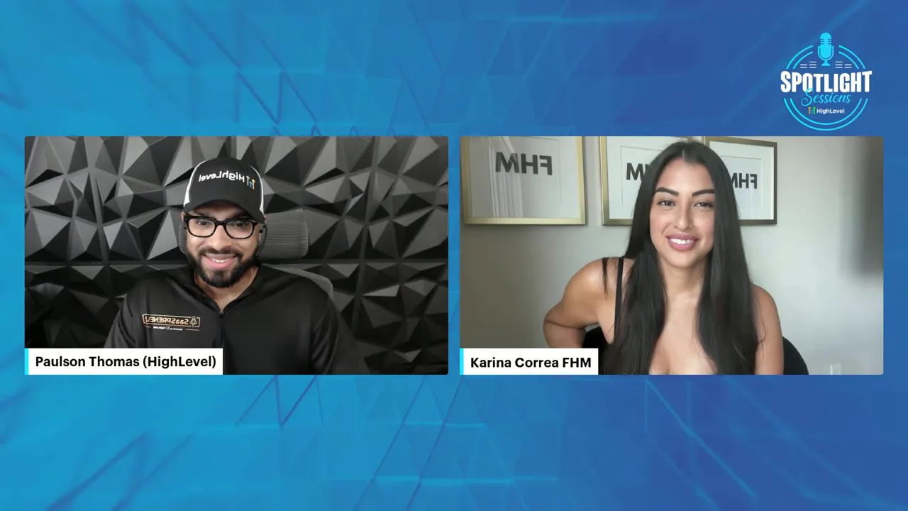 Karina introducing Fortune House Media and discussing agency beginnings