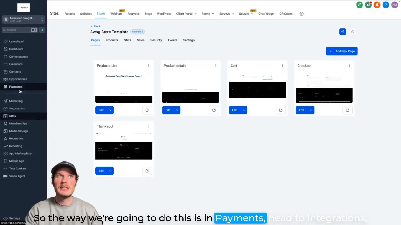 GFunnel’s real-time analytics dashboard showing funnel performance metrics