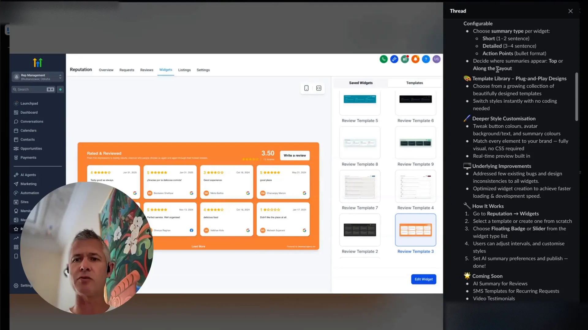 E-commerce entrepreneur using GFunnel’s dashboard for sales analytics