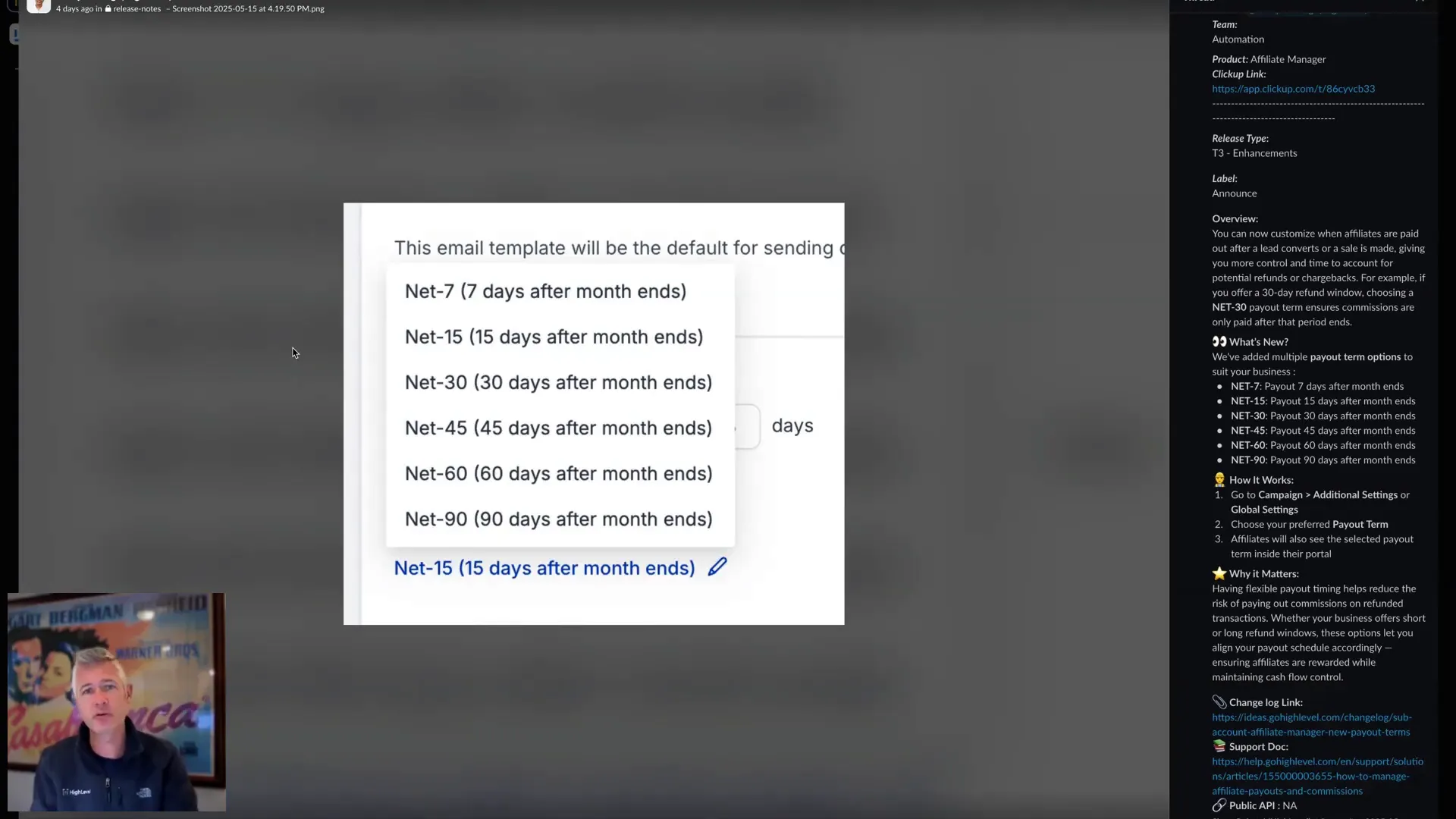 Affiliate payout delay helps prevent chargebacks and refunds