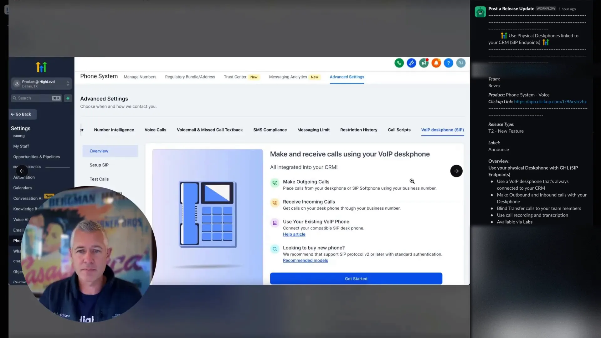 GFunnel Lead Connector CRM interface