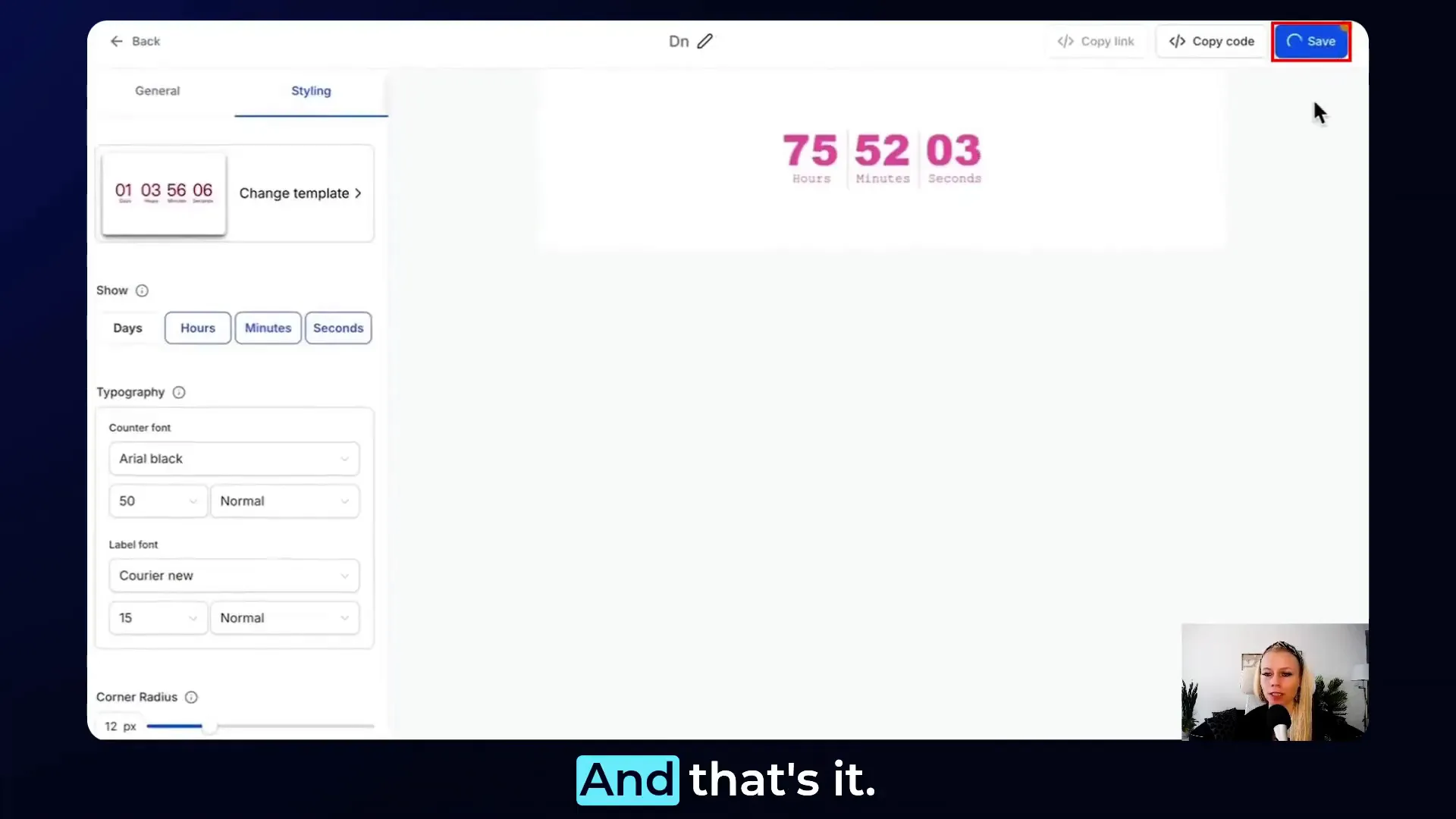GFunnel’s autosave settings showing high-speed performance