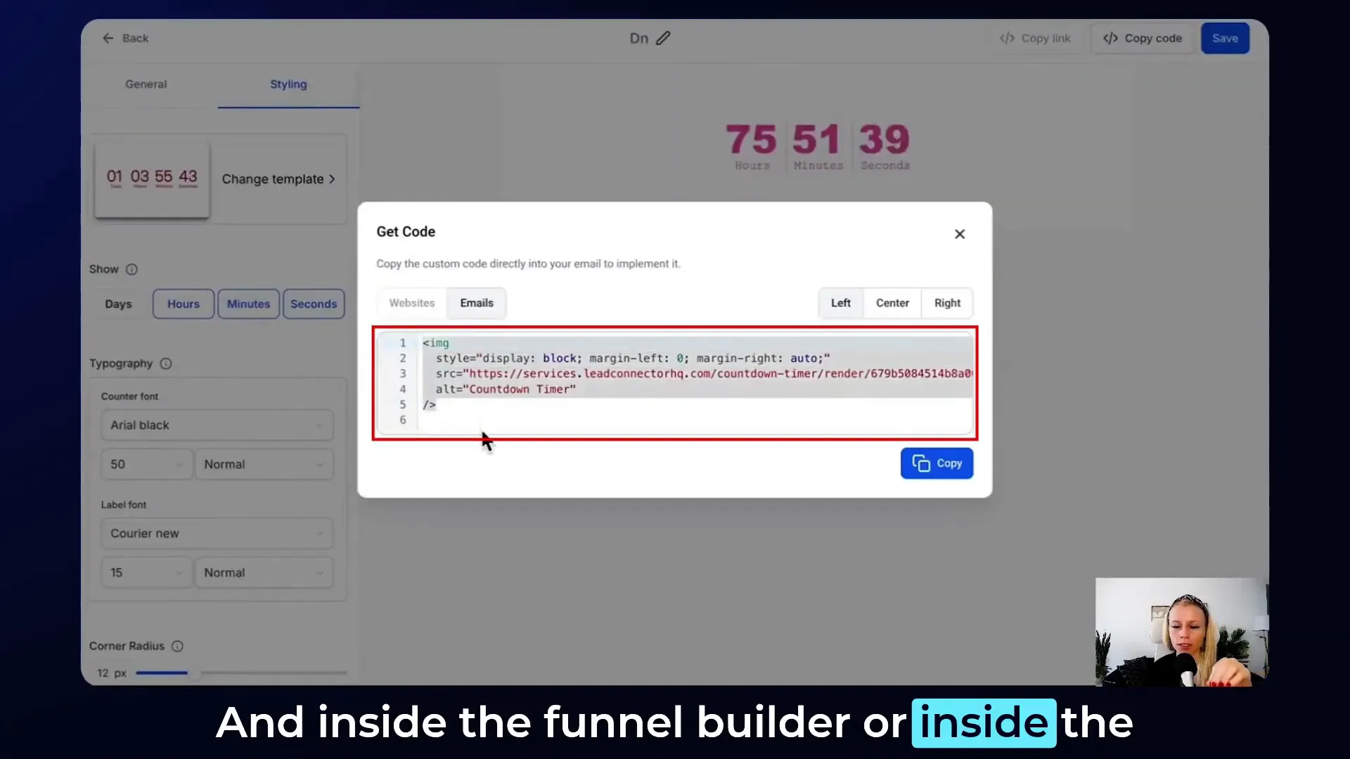 GFunnel’s real-time analytics dashboard showing email campaign performance