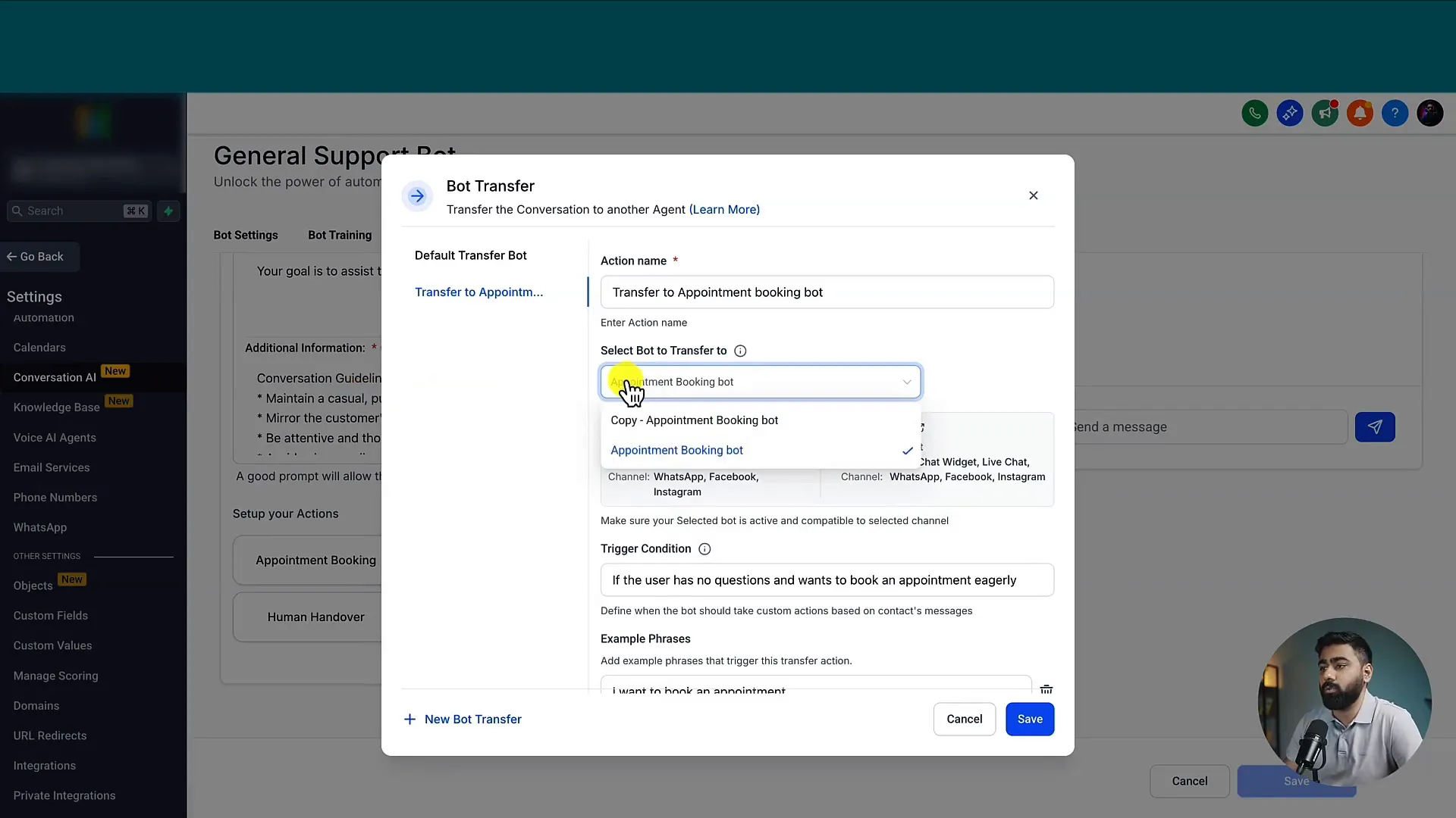 GFunnel automation workflow builder