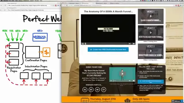 Three pre-webinar videos queued after registration