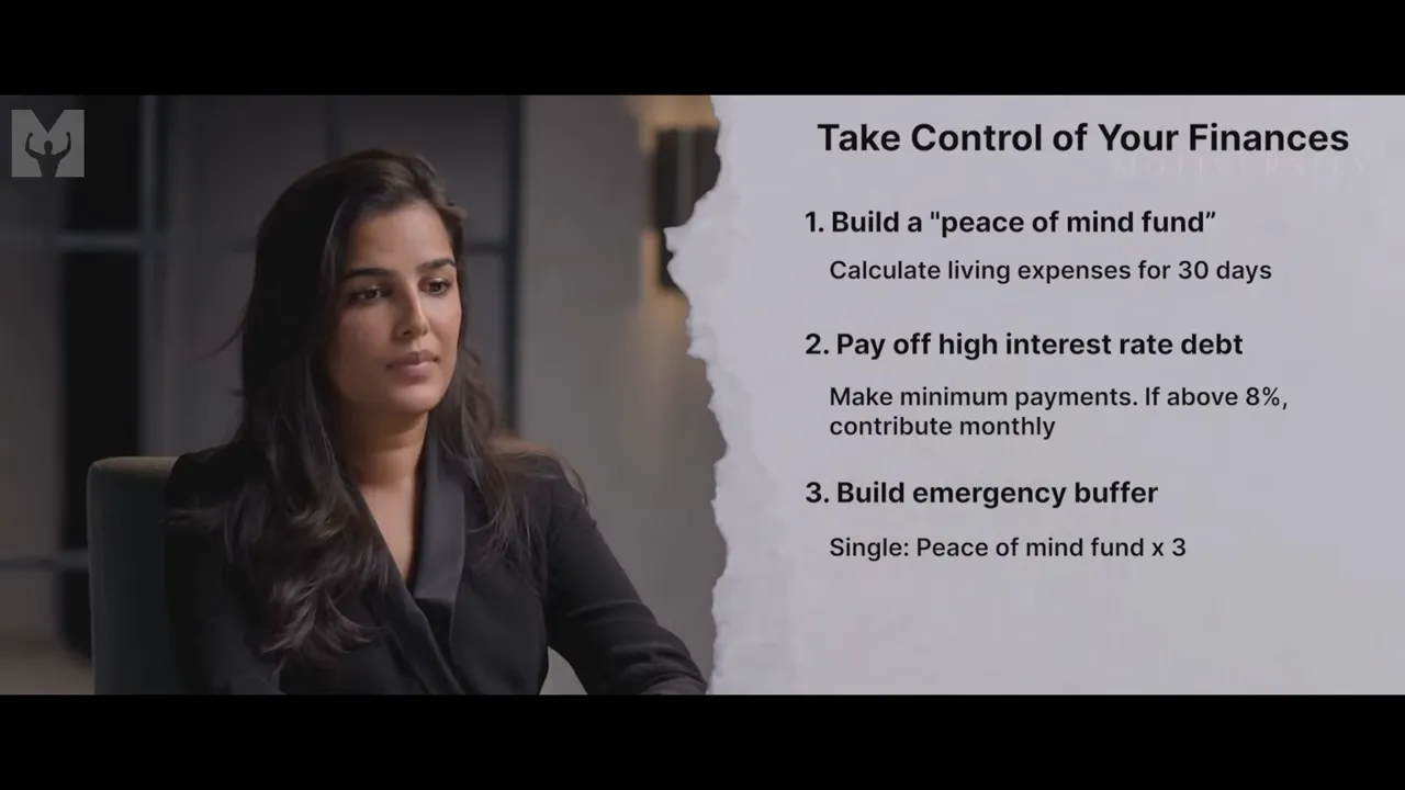 Emergency buffer concept for business runway and stability