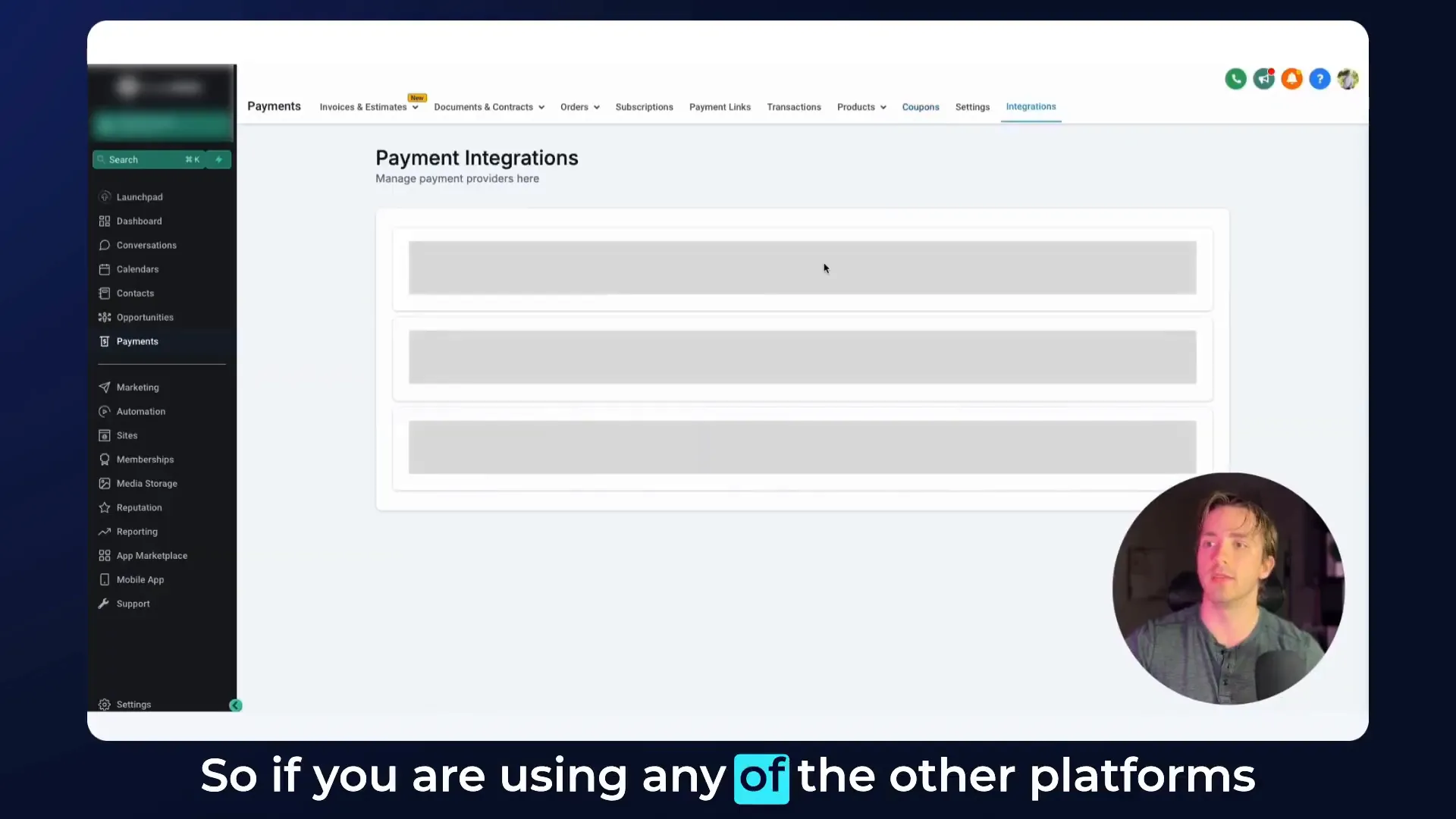 Payment processing options in offers version two