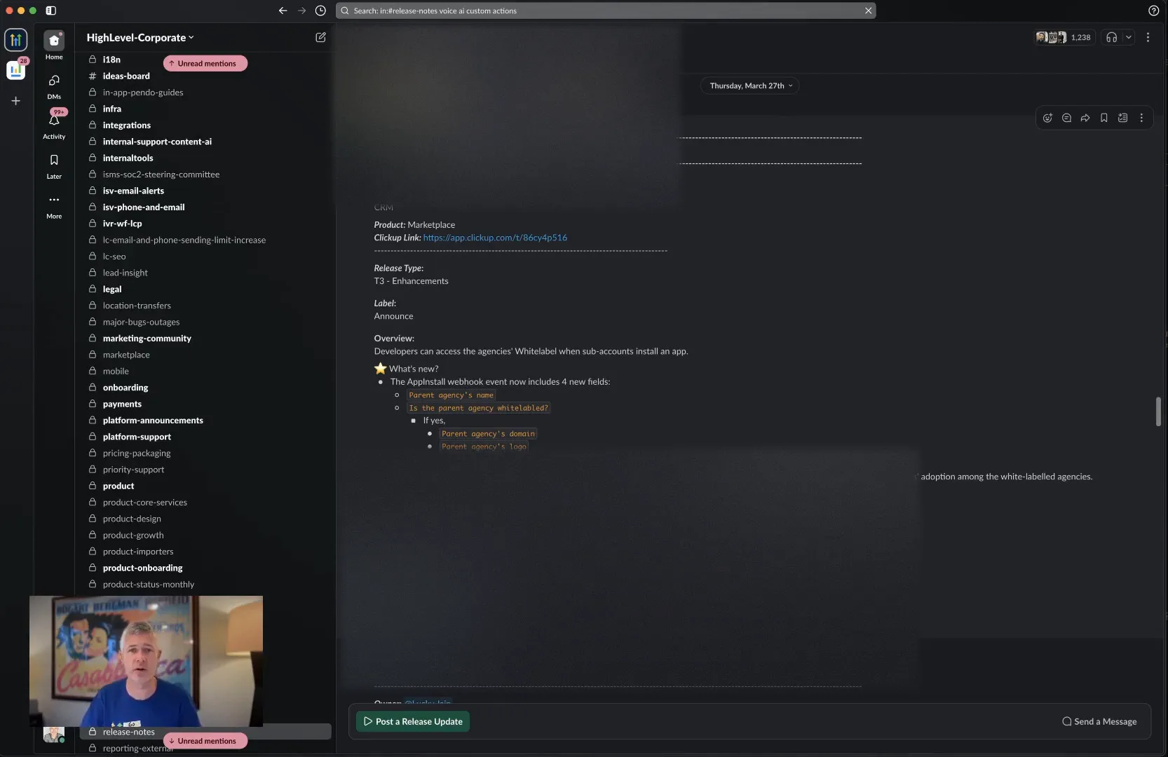 App Install Webhook Details