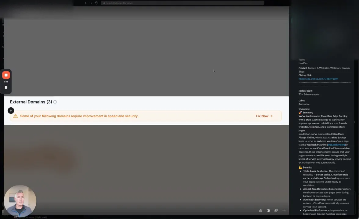 Sean wrapping up with support and community reminders