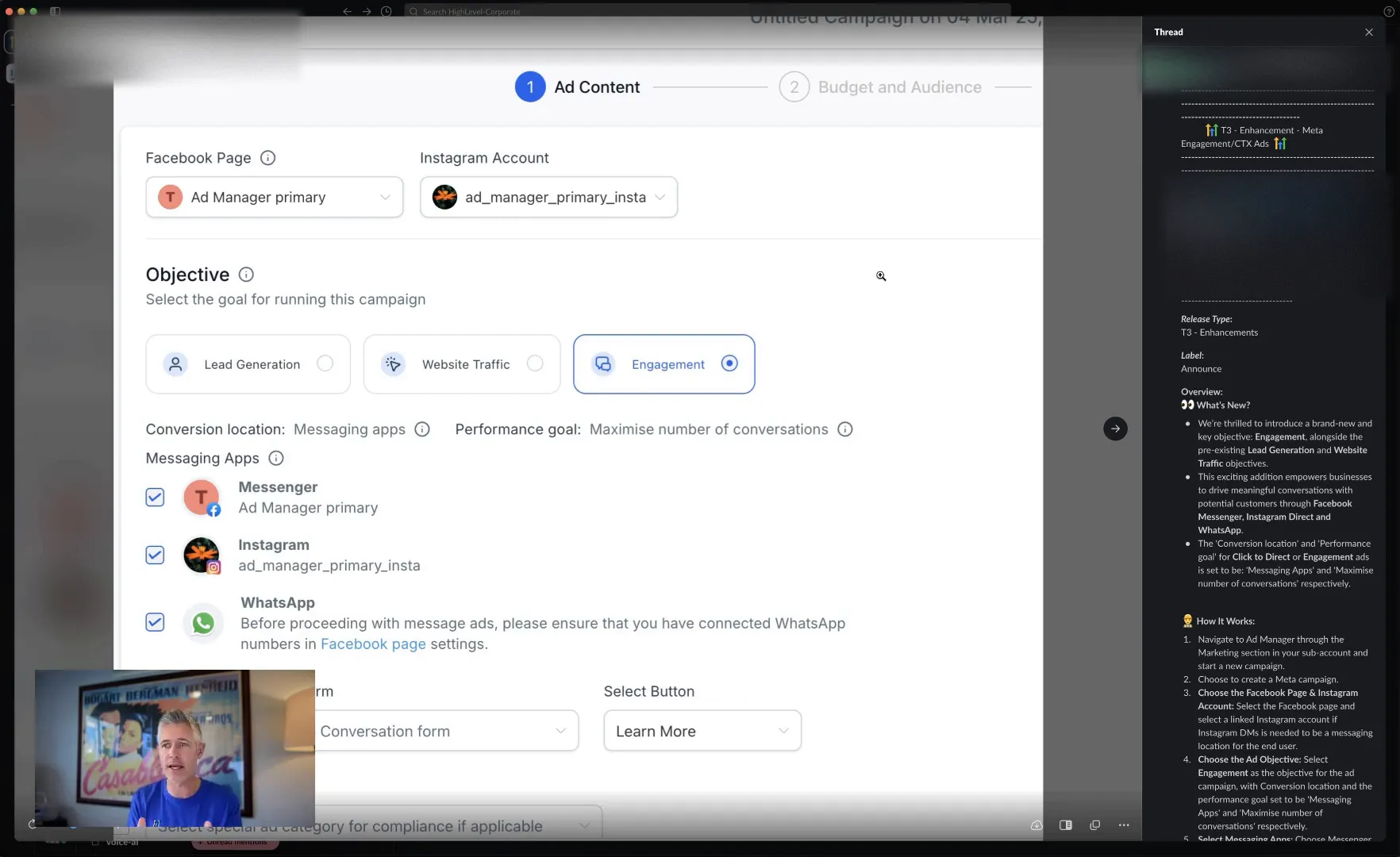 Introduction of Engagement Ads
