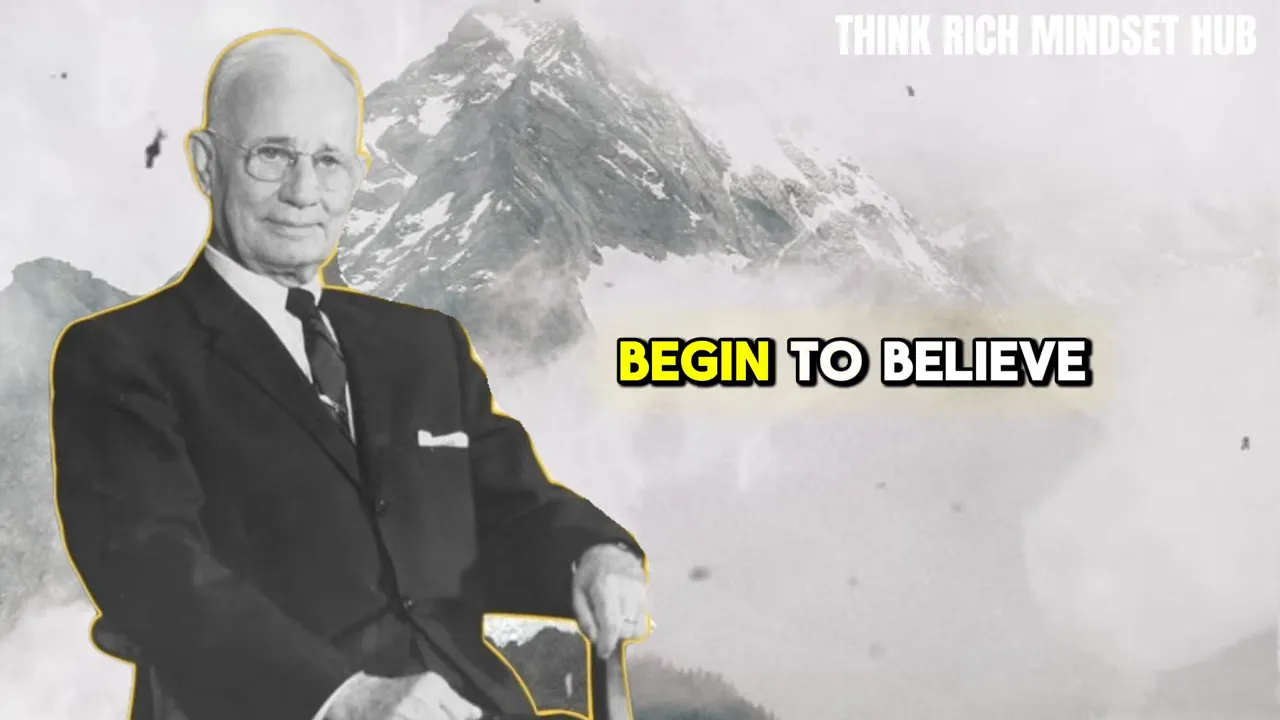 Belief drives behavior quote and mental reset exercise