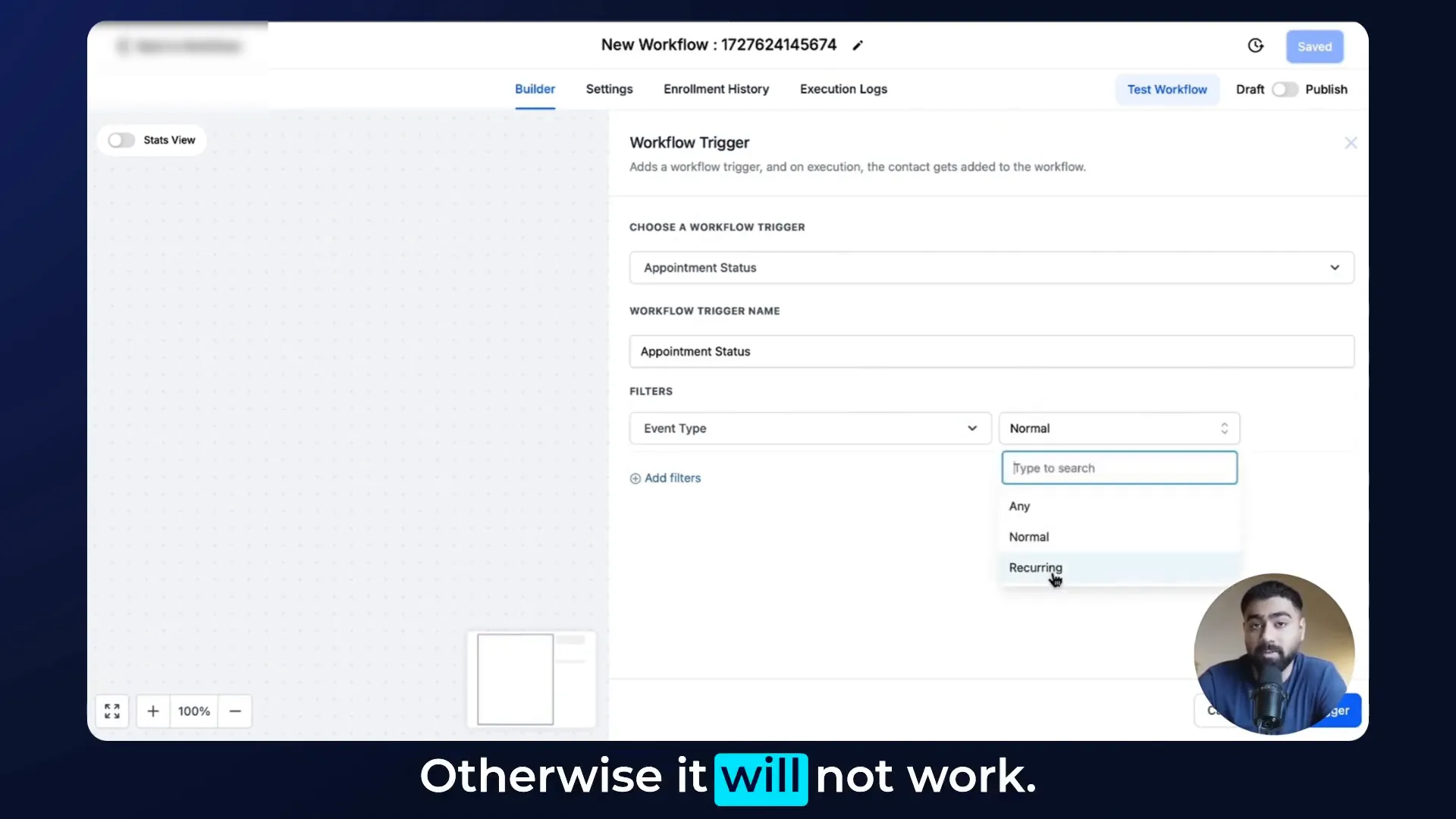 Setting up automations