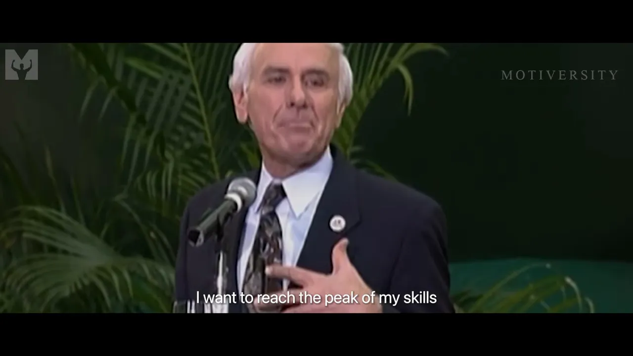 Speaker setting goals: reach the peak of skills and touch every human