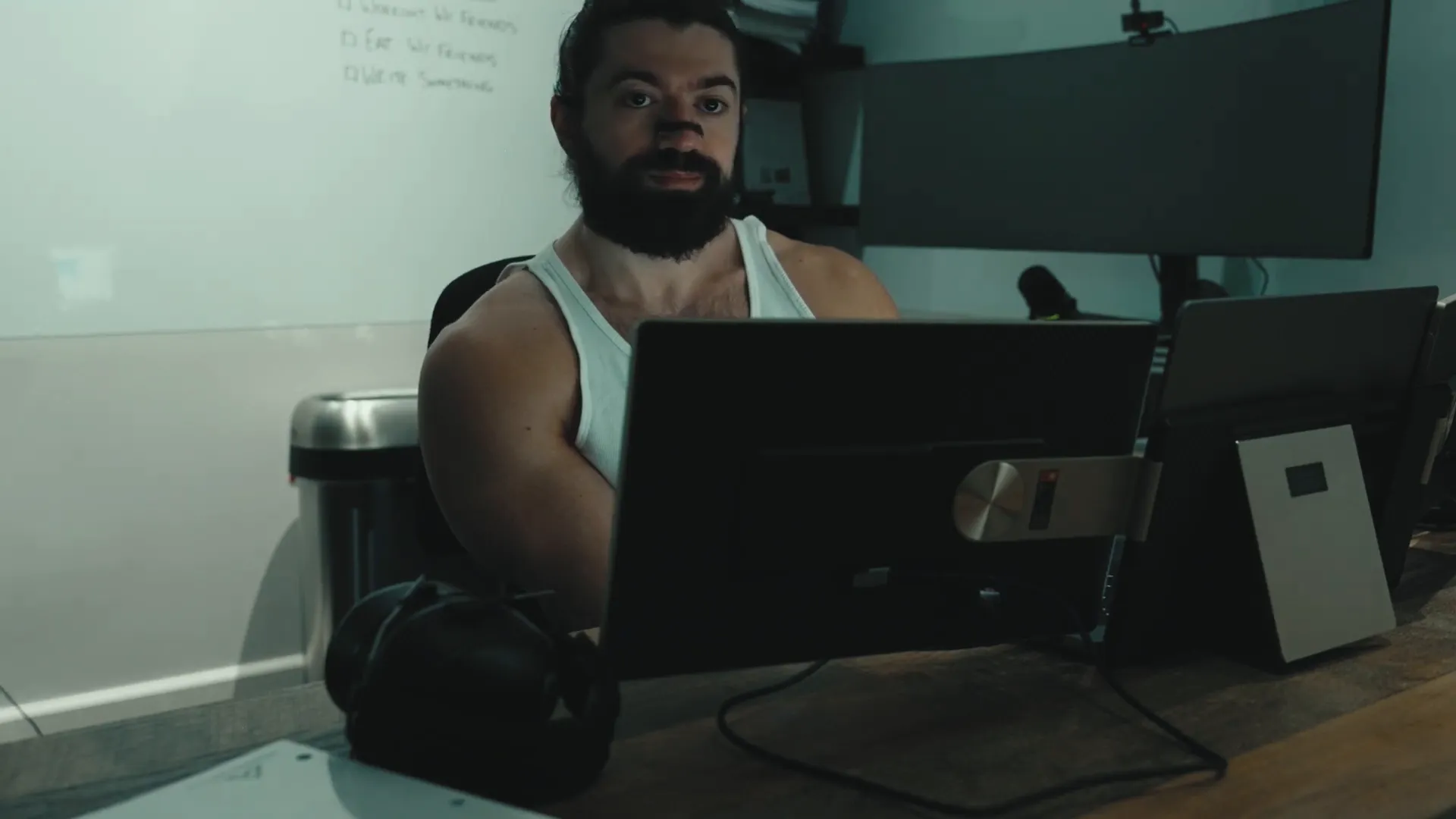 Alex on camera explaining why he wrote the book about money models