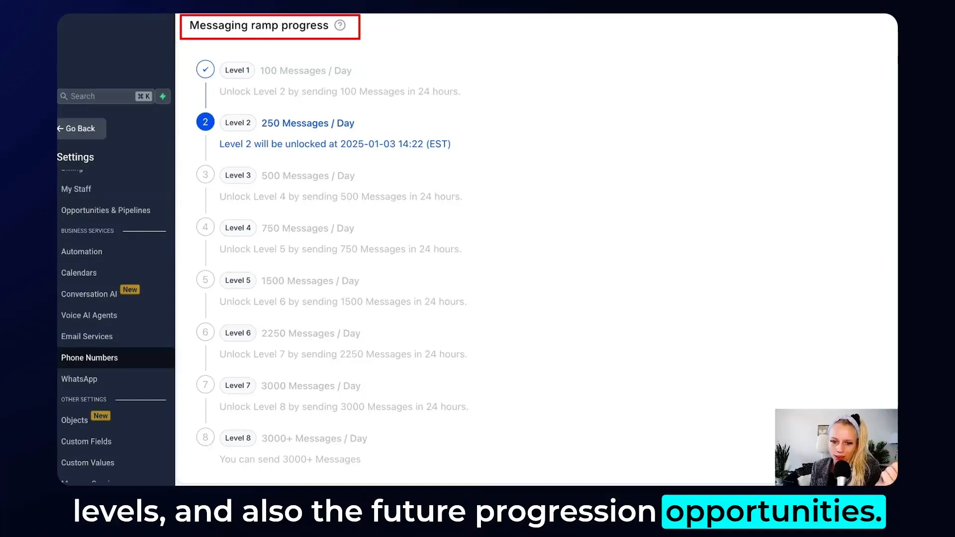 GFunnel’s drag-and-drop funnel builder showing personalized funnel creation