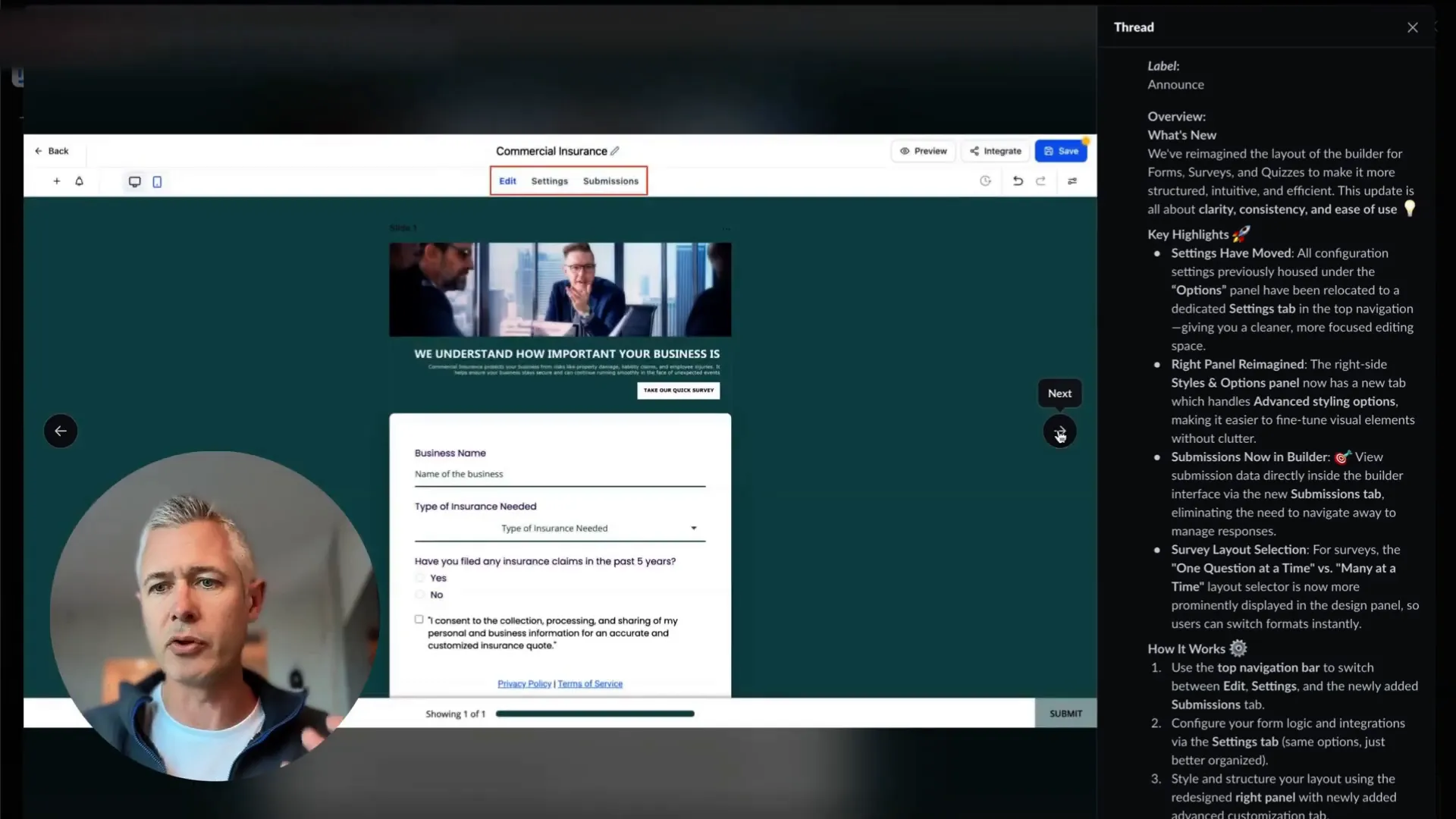 GFunnel’s automation dashboard showing form submissions and workflows